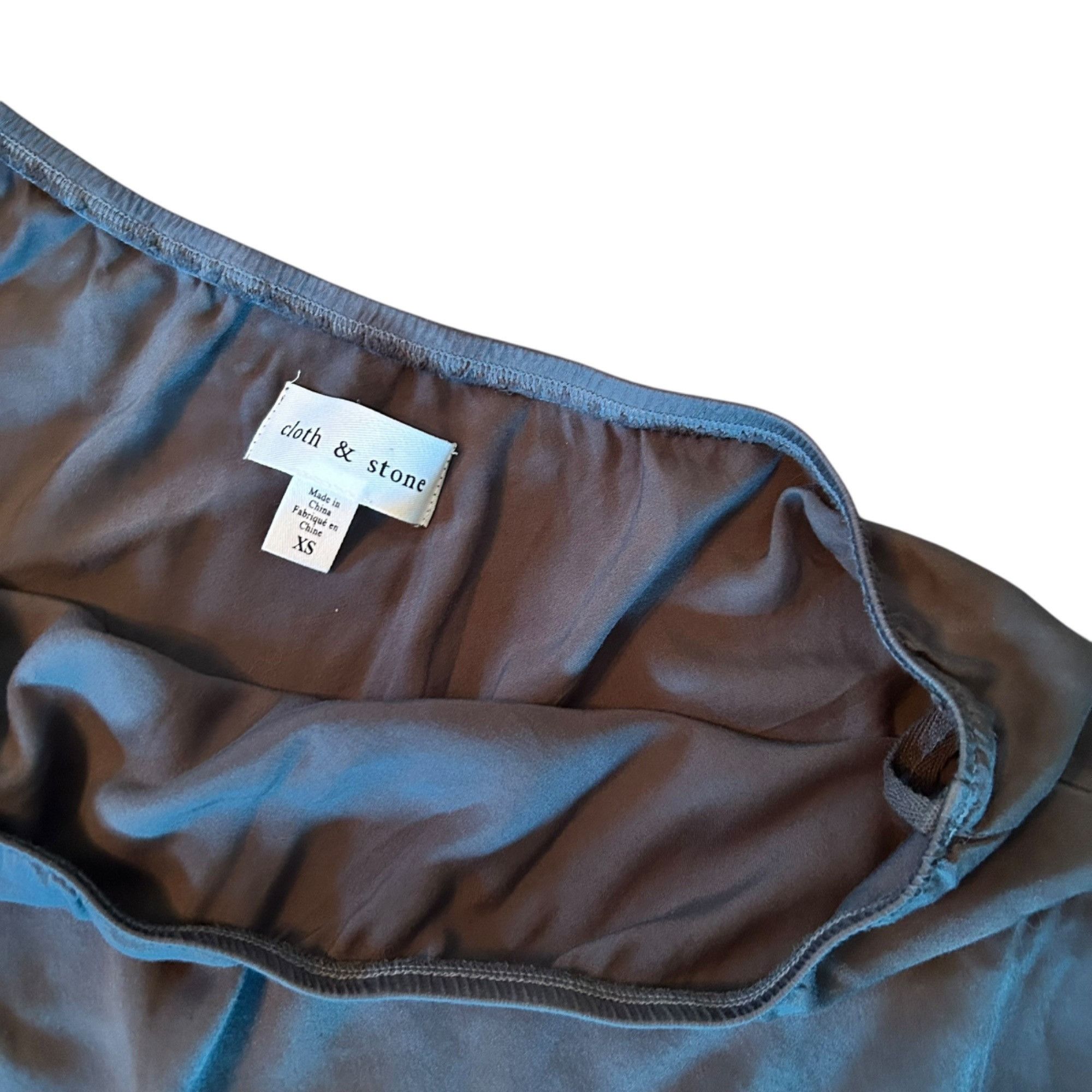 Other Cloth & Stone Dark Forest Green One Shoulder Top XS Size XS / US 0-2 / IT 36-38 - 4 Thumbnail