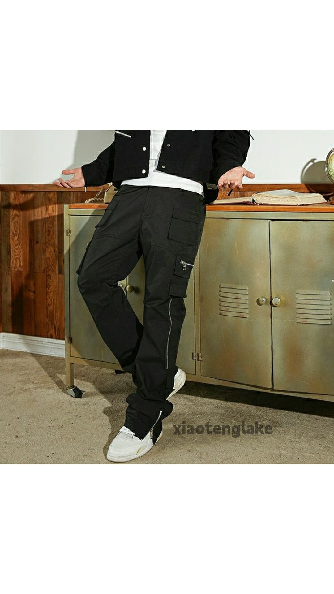 Designer × Japanese Brand × Vintage zipper utility punk grunge bootcut hiphop cargo pants Size US 36 / EU 52 - 9 Thumbnail