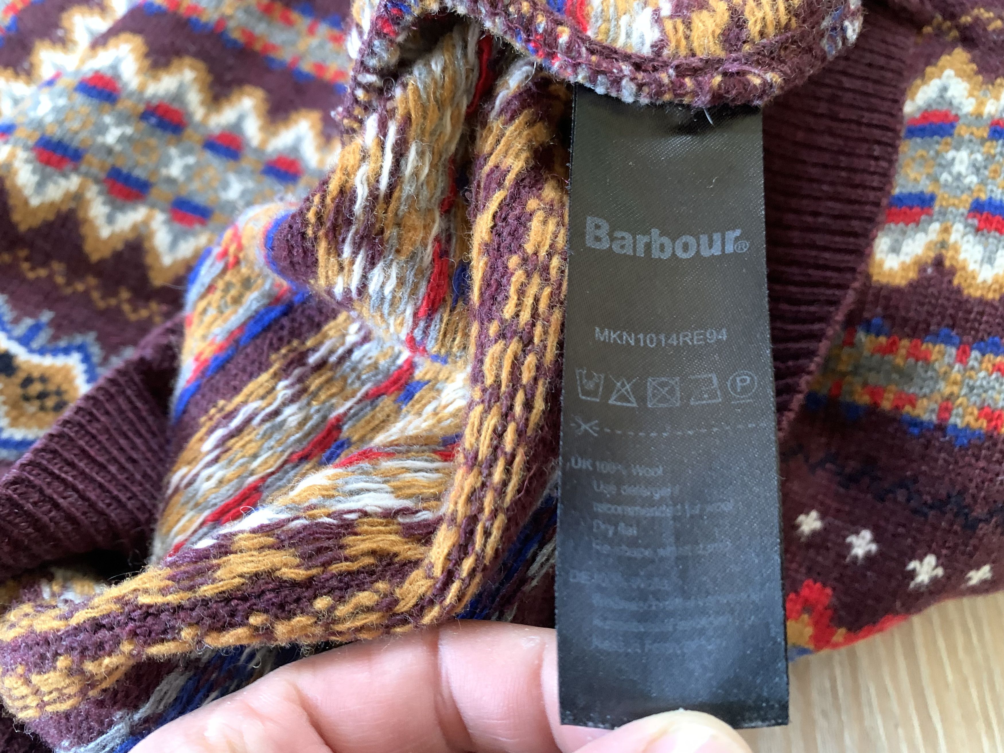Barbour Barbour Knit Wool Multicolor Sweater Size US XXL / EU 58 / 5 - 6 Thumbnail