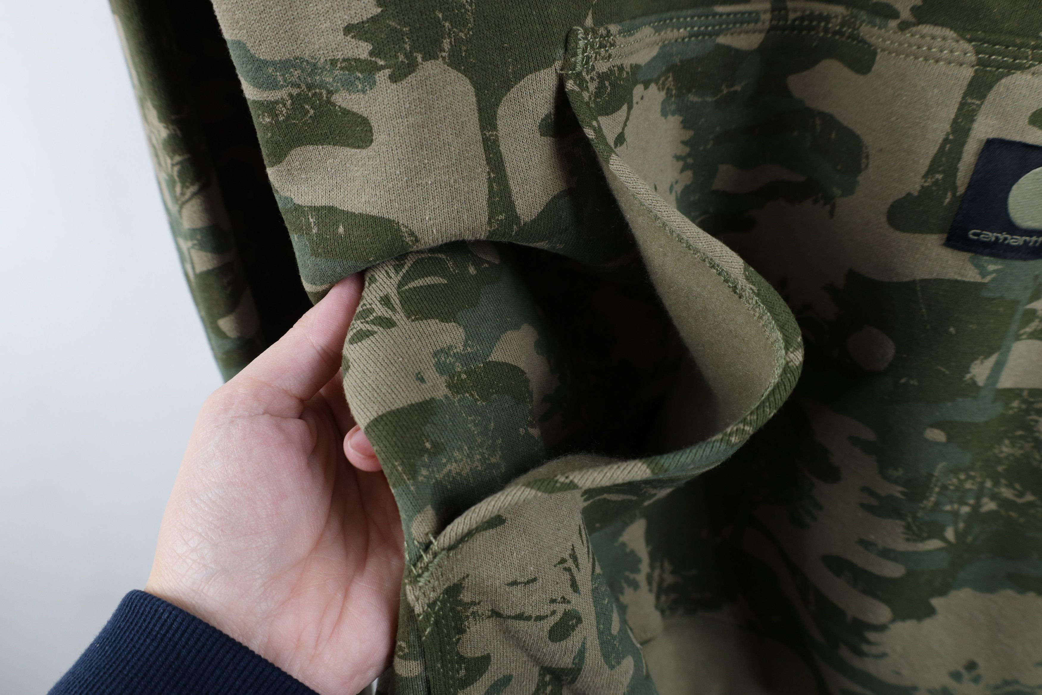 Carhartt New Carhartt Loose Fit Camouflage Hoodie Sweatshirt Green Size US S / EU 44-46 / 1 - 7 Thumbnail