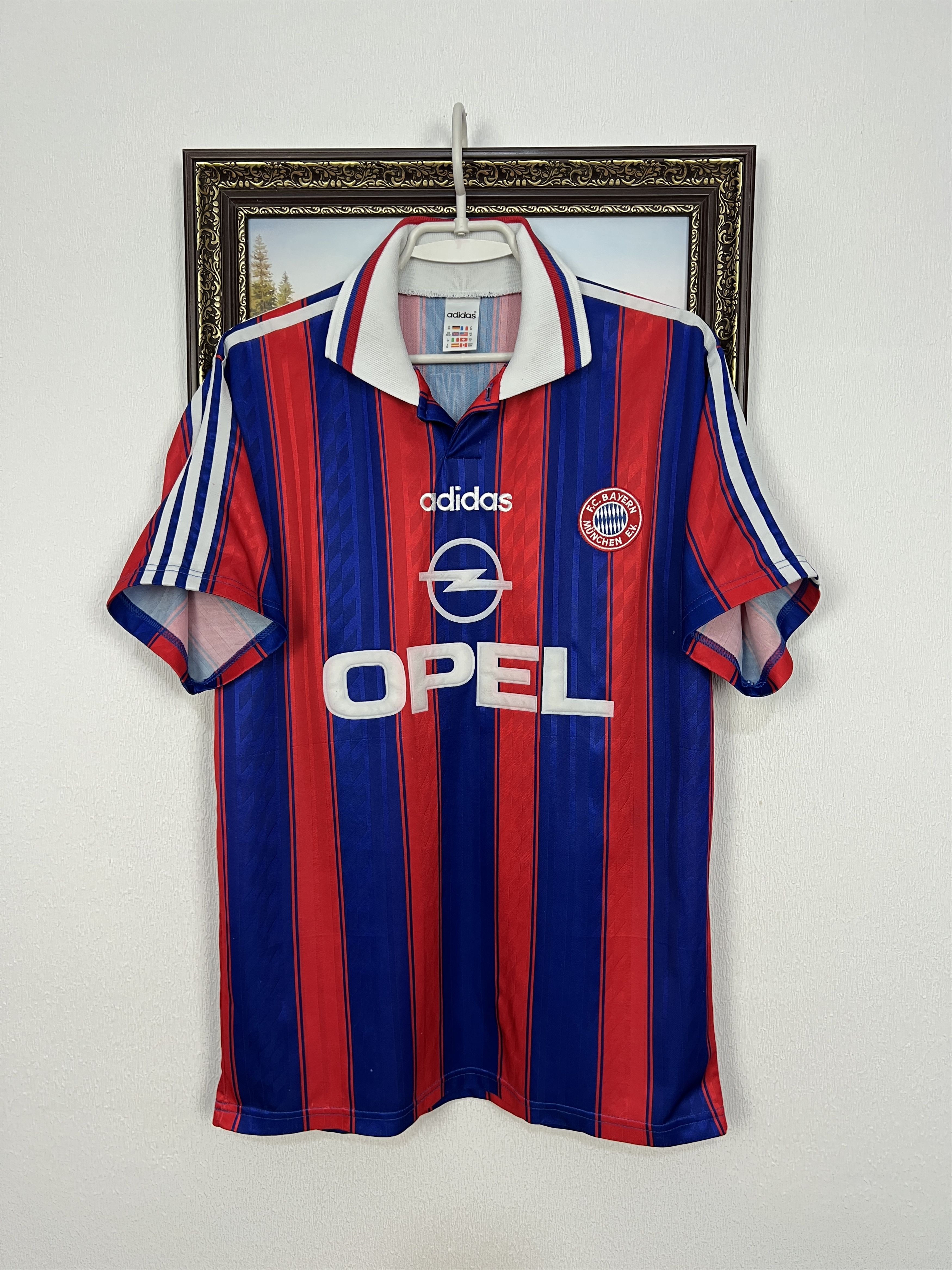 Adidas Bayern Munich Home football shirt 1995 #18 Klinsmann Adidas Size US M / EU 48-50 / 2 - 1 Thumbnail