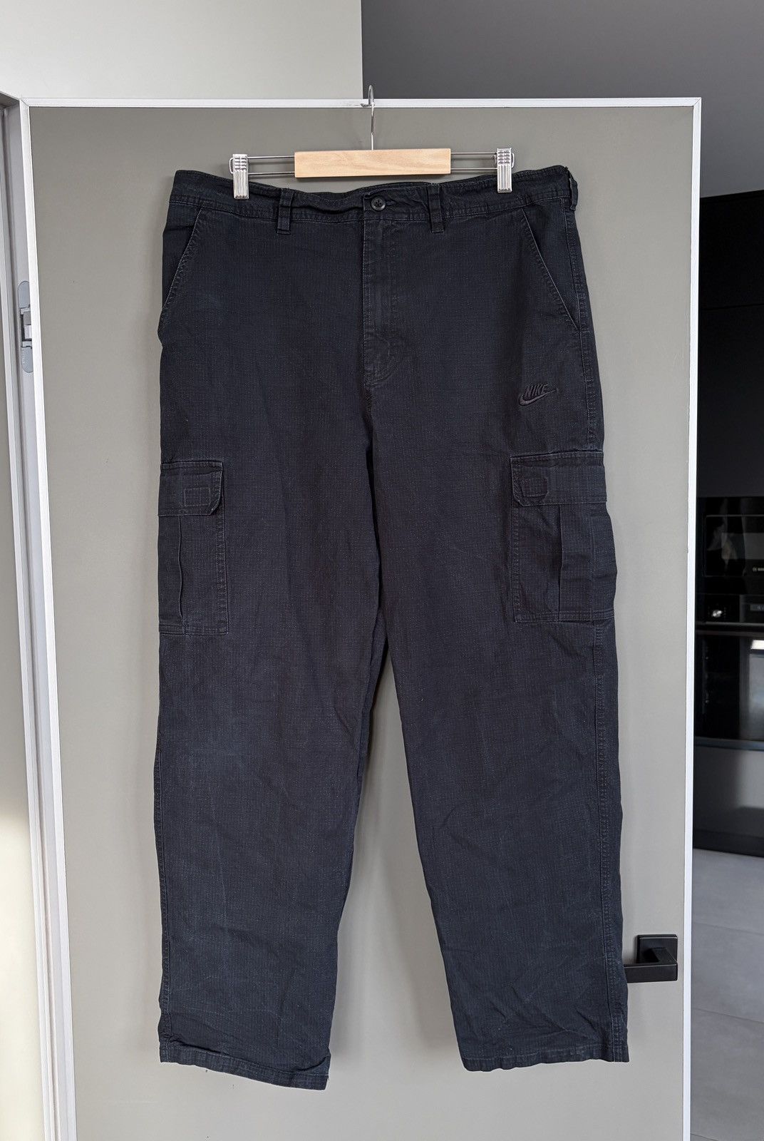 Nike Nike Deep Blue Ripstop Cargo Wide Pants Size US 36 / EU 52 - 1 Thumbnail