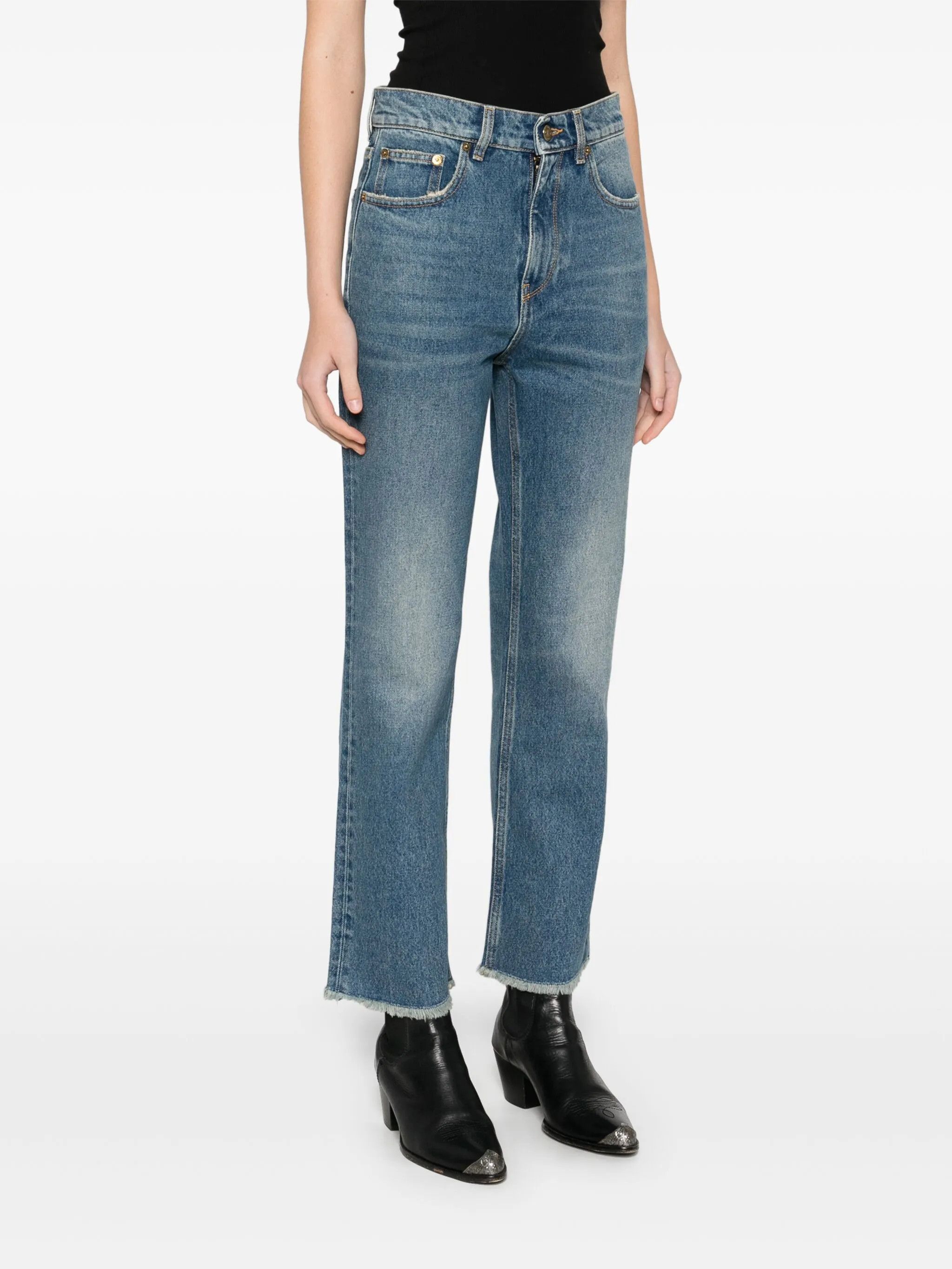 Golden Goose o1y0725 Denim Pant in Blue Size 30" / US 8 / IT 44 - 2 Thumbnail