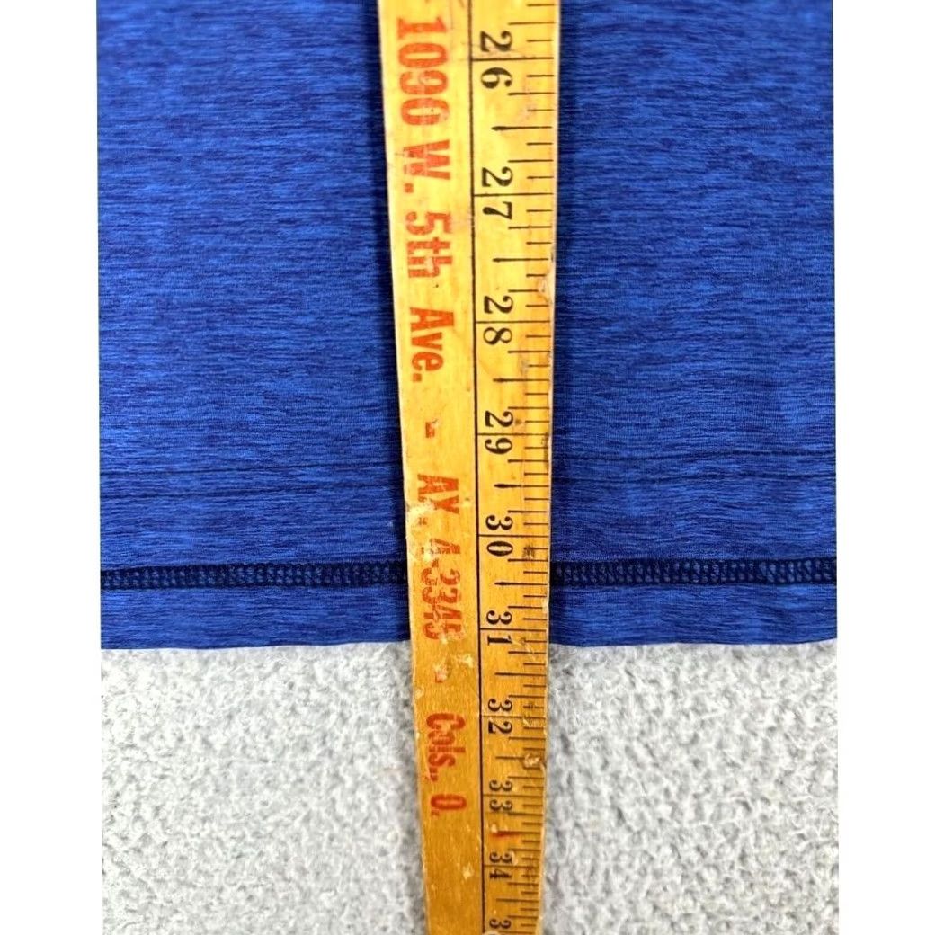 Vintage Straight Down Polo Shirt Mens M Blue Heathered Short Sleeve Golf Rugby Stretch EUC Size US M / EU 48-50 / 2 - 7 Thumbnail