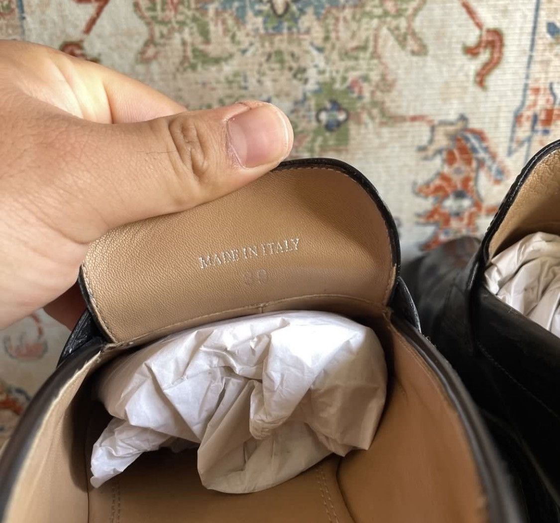 Maison Margiela Maison Margiela Tabi Lug Sole Penny Loafers Black Leather Size US 6 / EU 39 - 7 Thumbnail