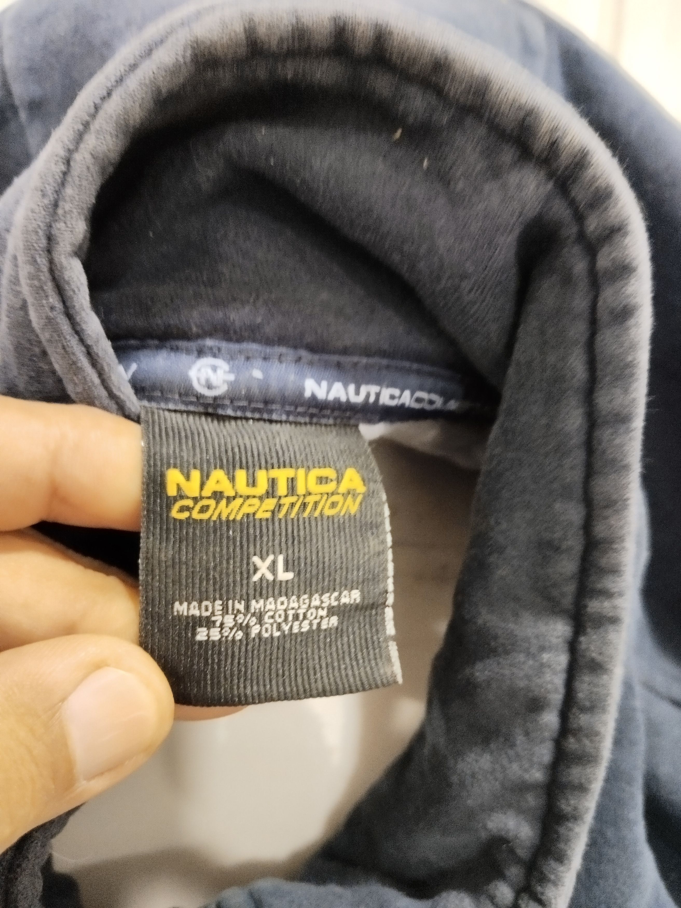 Nautica × Vintage Vintage Nautica Small Logo Sweatshirt Size US XL / EU 56 / 4 - 4 Thumbnail