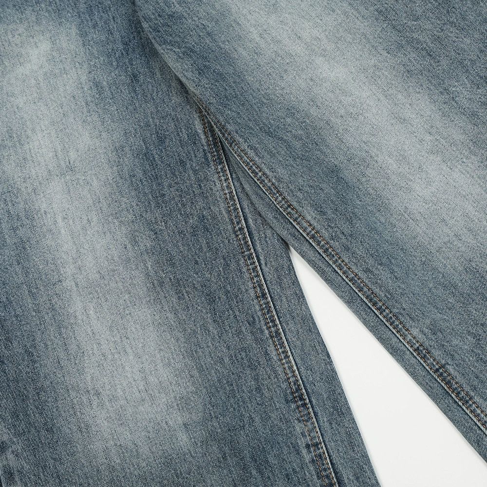 Jean Men's street casual loose straight contrast washed jeans Size US 32 / EU 48 - 4 Thumbnail