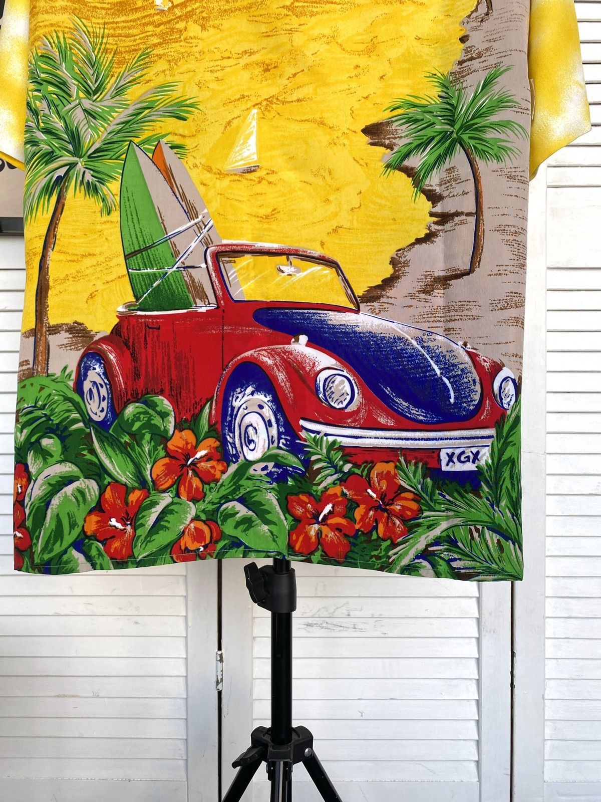 Vintage Vintage Rivaldi Hawaiian Shirt Surf Car Beach Aloha Sunset Size US XL / EU 56 / 4 - 8 Thumbnail