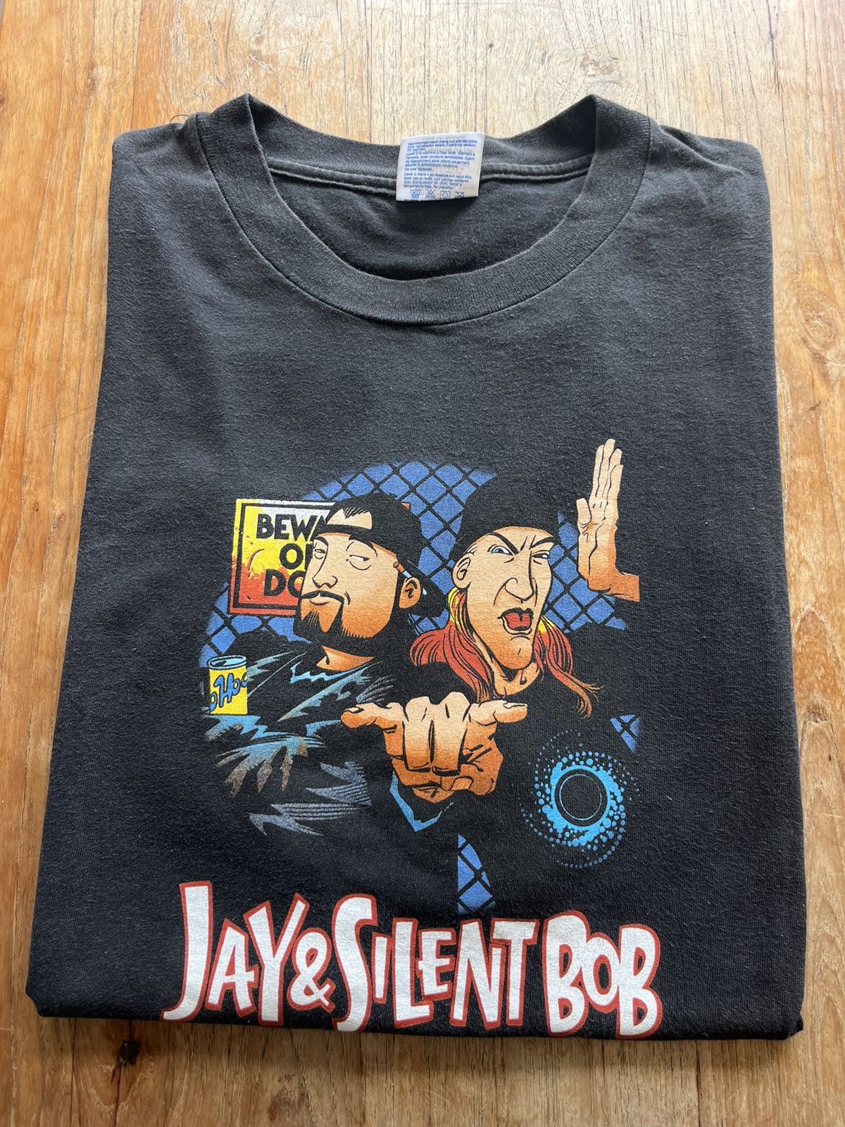 Vintage Vintage JAY & SILENT BOB 1996’s graphitti designs T-shirt Size US XL / EU 56 / 4 - 1 Thumbnail