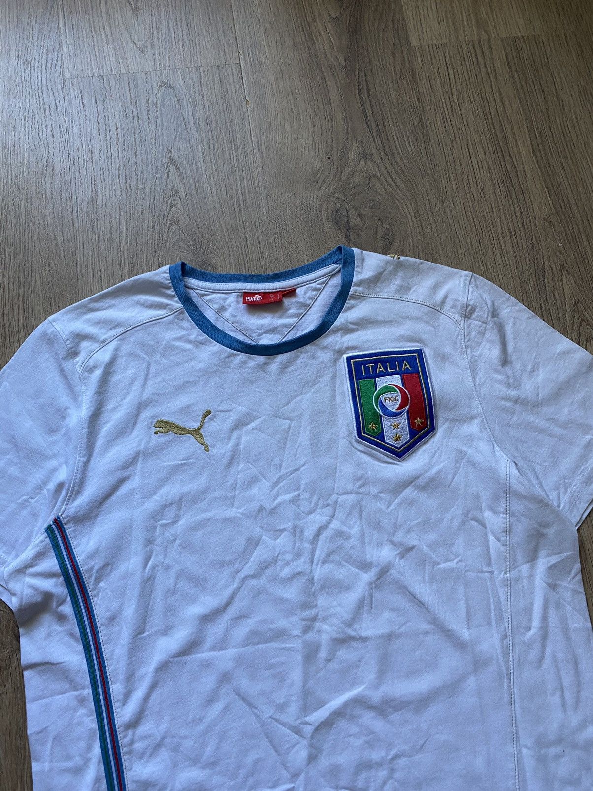 Puma × Vintage Vintage Puma Italy 🇮🇹 cotton jersey men’s M Size US M / EU 48-50 / 2 - 2 Thumbnail