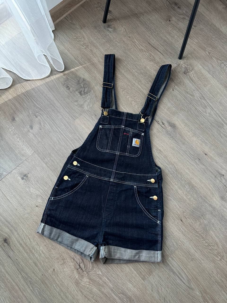 Carhartt Vintage Carhartt W' Bib Denim Jeans Shorts Size US 26 / EU 42 - 6 Thumbnail
