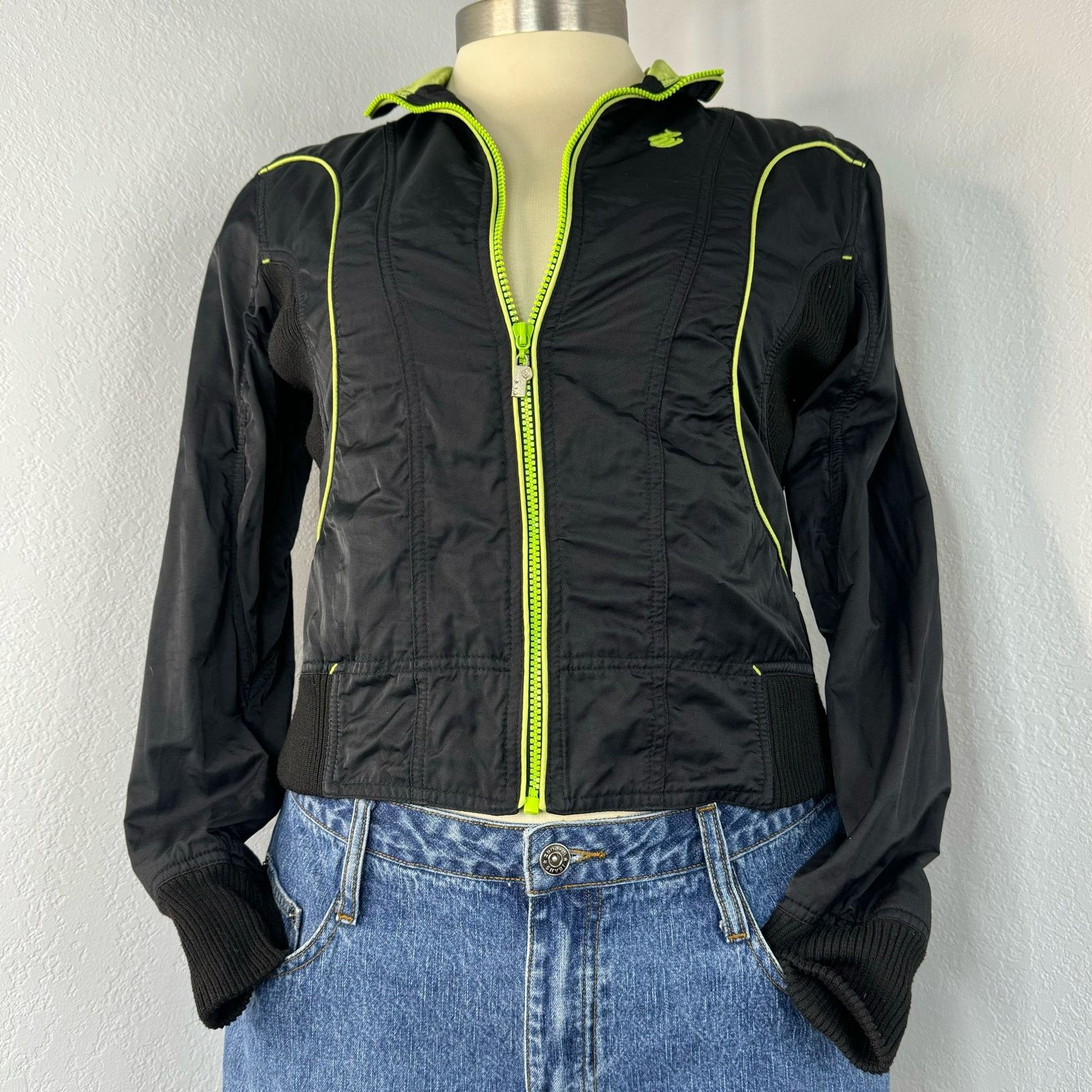 Rocawear Y2k Rocawear Jacket Green Black Logo Size L / US 10 / IT 46 - 3 Thumbnail