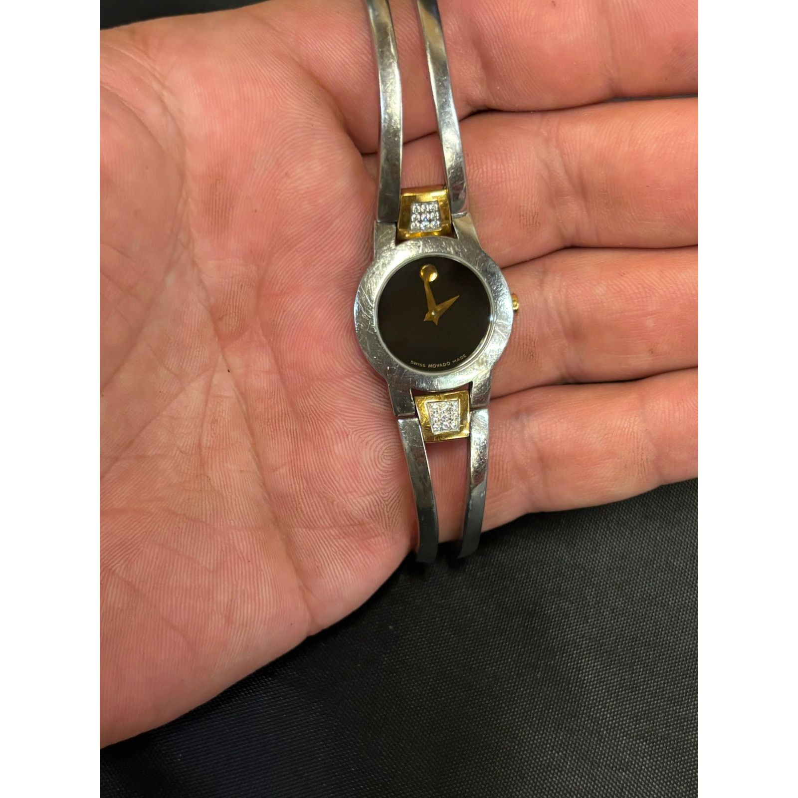 Movado Movado Amorosa 81 E4 1842 2- Tone Women’s Watch! Size ONE SIZE - 8 Thumbnail