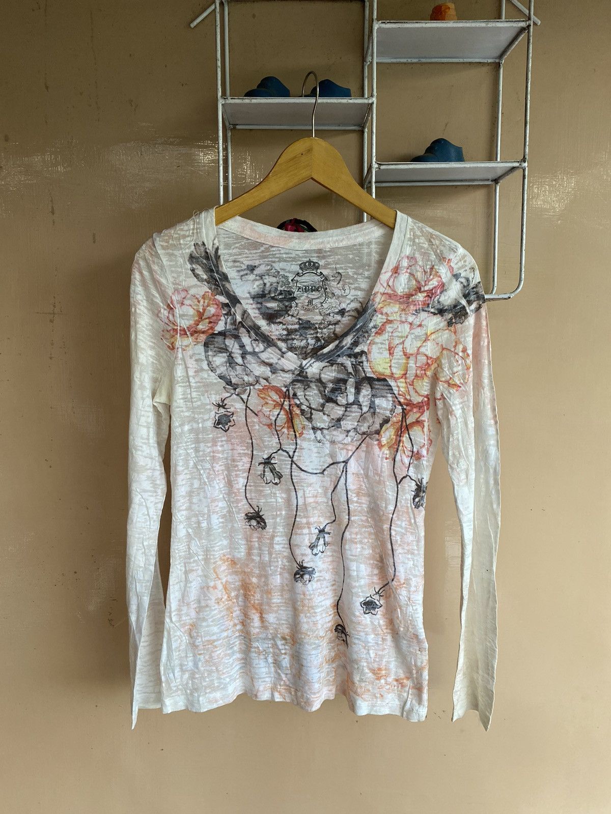 Hysteric Glamour Flower Zippo Japanesebrand Archived Styled AA0093 Size US S / EU 44-46 / 1 - 1 Thumbnail