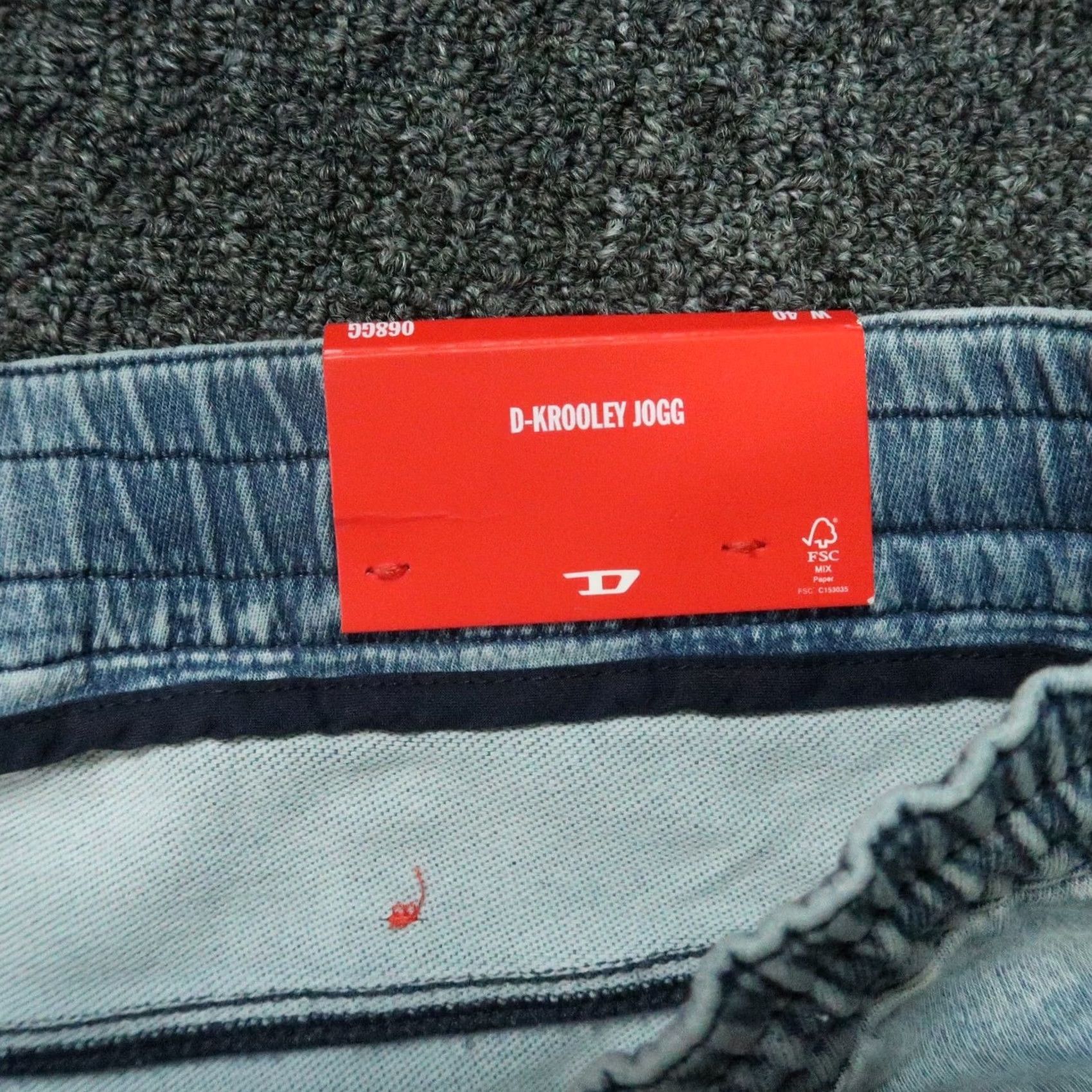 Diesel Diesel Jeans Mens 40x31 Blue D-Krooley Jogg 5 Pocket Stretch NWT Denim Regular Shoes? Size US 40 / EU 56 - 5 Thumbnail