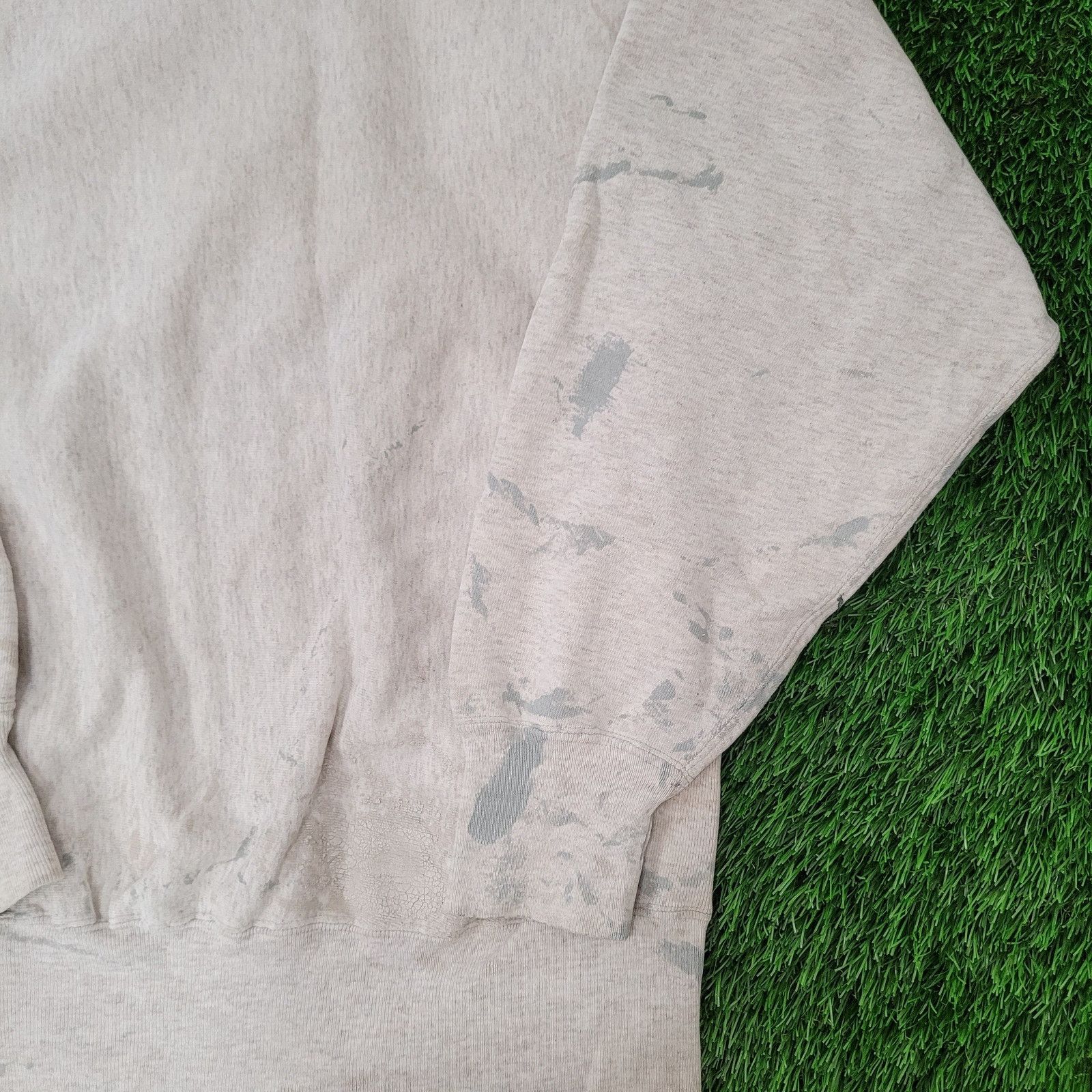 Champion Vintage 80s Marquette Sweatshirt L/XL 23x24 Boxy Champion Size US XL / EU 56 / 4 - 19 Thumbnail