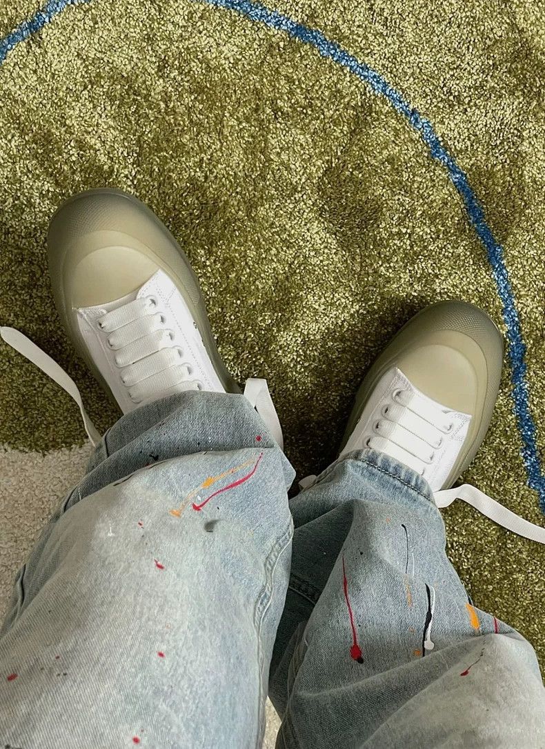 Alexander McQueen Alexander Mcqueen Little White Shoes Size US 7 / EU 40 - 8 Thumbnail
