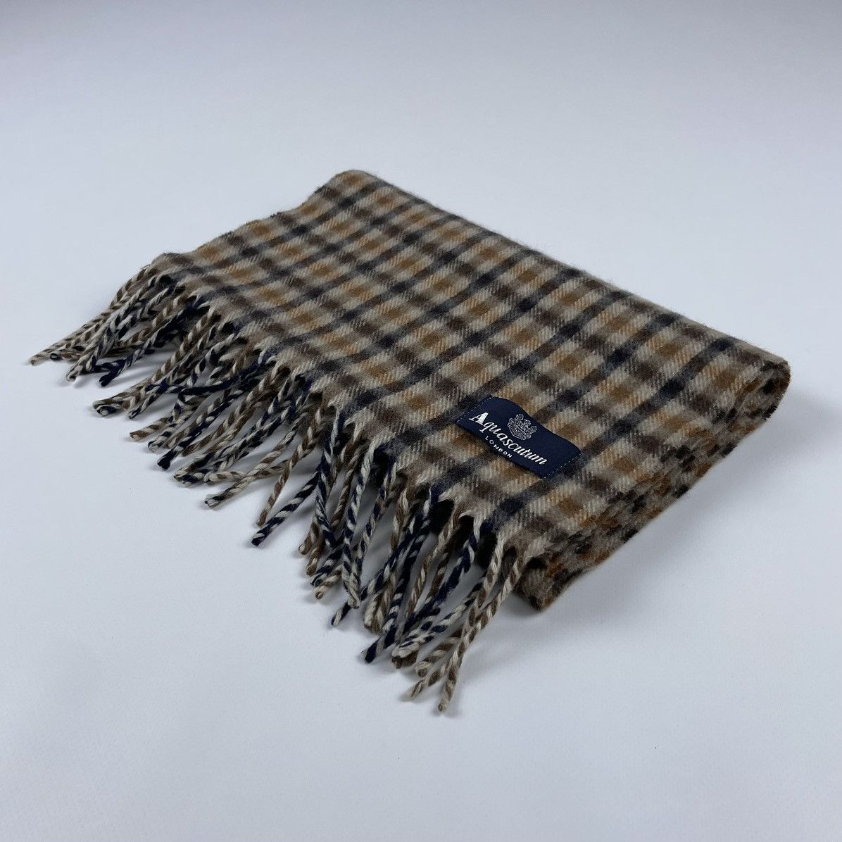 Aquascutum Aquascutum Vintage Cashmere Scarf Size ONE SIZE - 3 Thumbnail