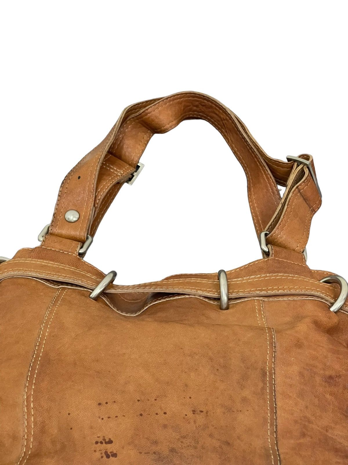 Japanese Brand Full Leather Vtg Via Republica Italy Shoulder Bag 4🟩 Size ONE SIZE - 16 Thumbnail