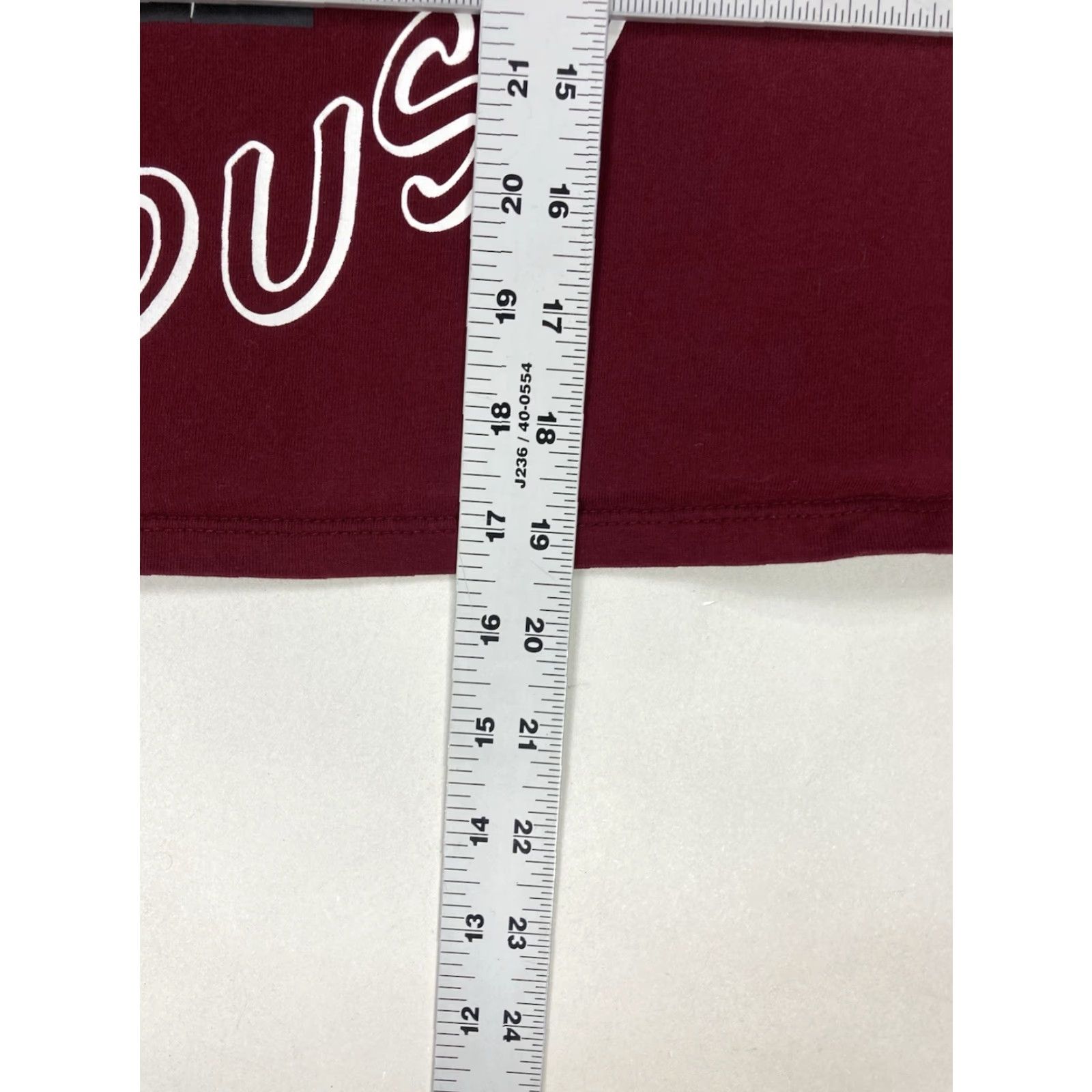 H&M VINTAGE H&M Disney Mickey Mouse Crop Graphic T-Shirt Women Large Maroon Red Size L / US 10 / IT 46 - 7 Thumbnail