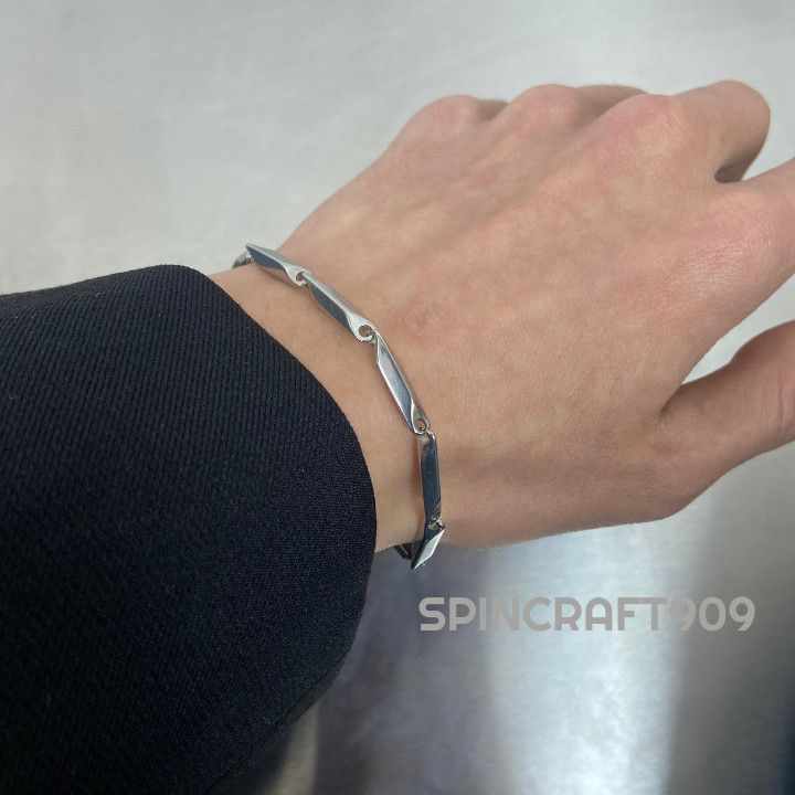 Jewelry Silver Chain Link Bracelet Size ONE SIZE - 1 Thumbnail