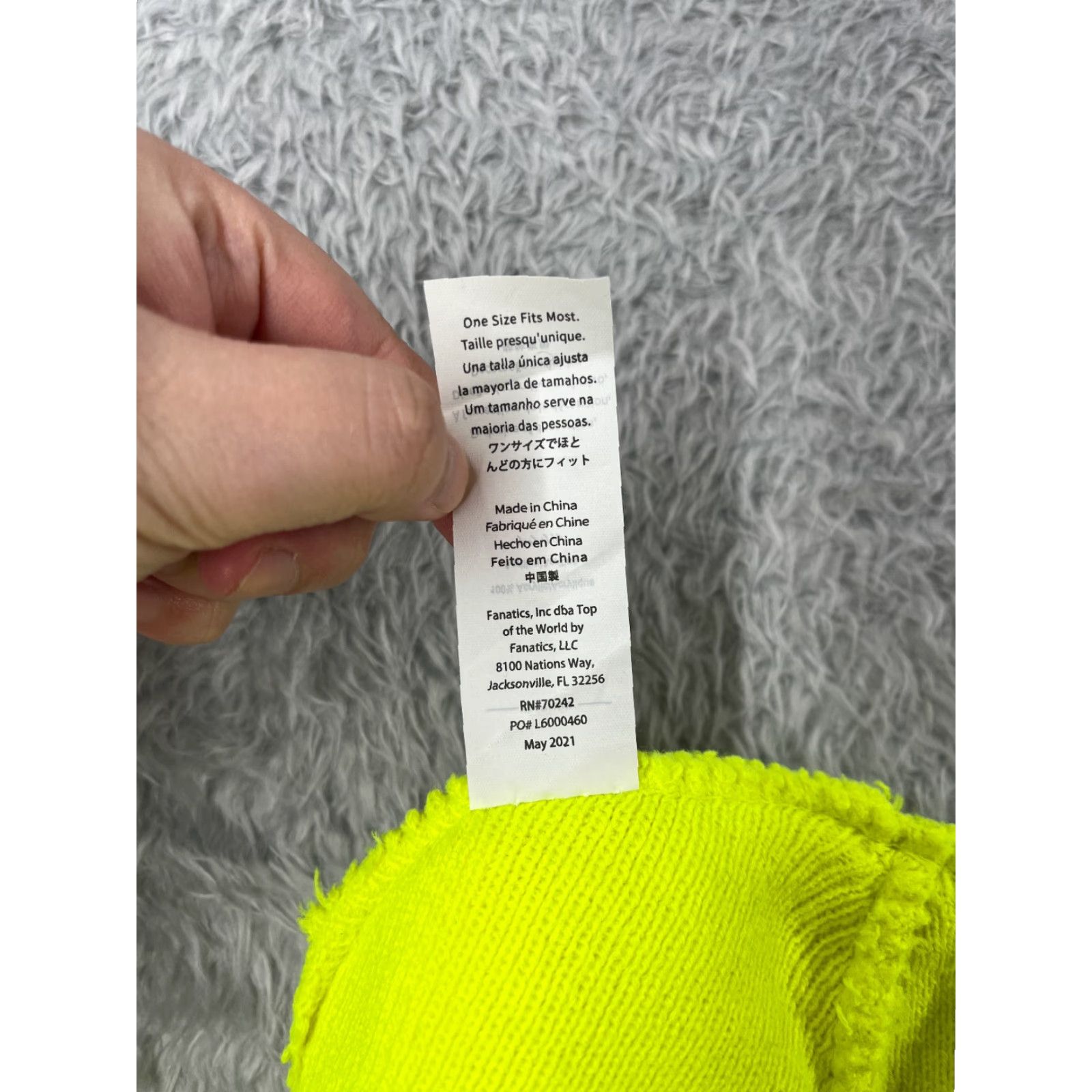 Dickies Dickies Beanie Toque Adult One Size Neon Yellow Knit 100% Acrylic Workwear Ski Hat Men Yellow Knit Beanie 90s Outdoor Logo Mens Size ONE SIZE - 7 Thumbnail