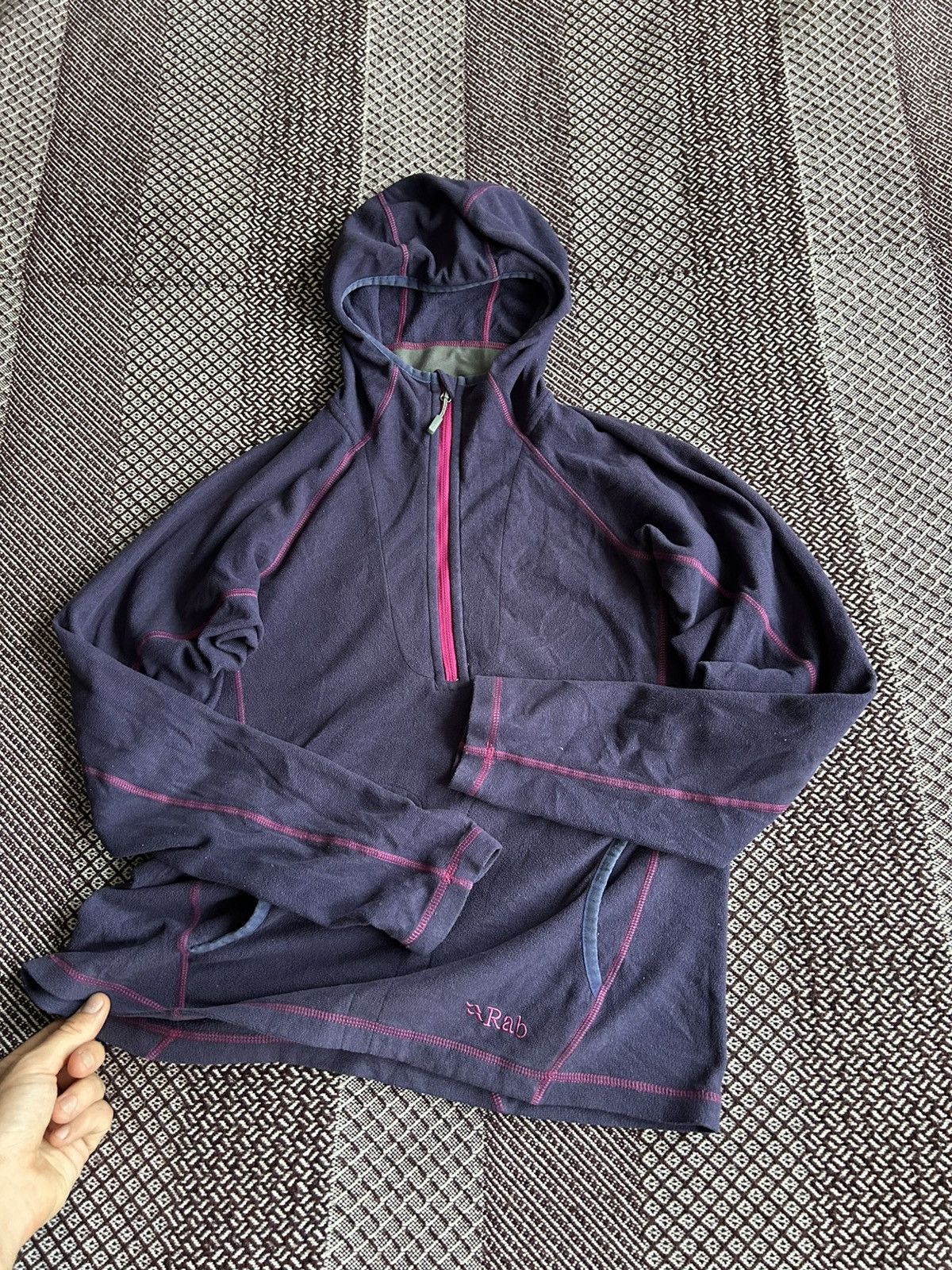 Rab Rab Polartec 1/4 Hoodie Women Fleece Outdoor Style Size UK10 Size M / US 6-8 / IT 42-44 - 5 Thumbnail