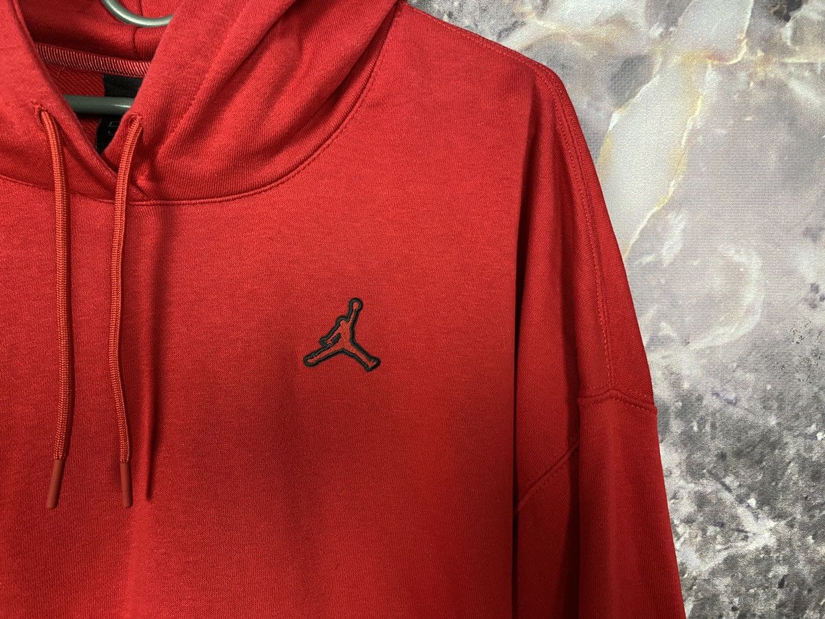Jordan Brand Women’s Jordan Red Hoodie Streetwear Sport Size Large Size L / US 10 / IT 46 - 4 Thumbnail