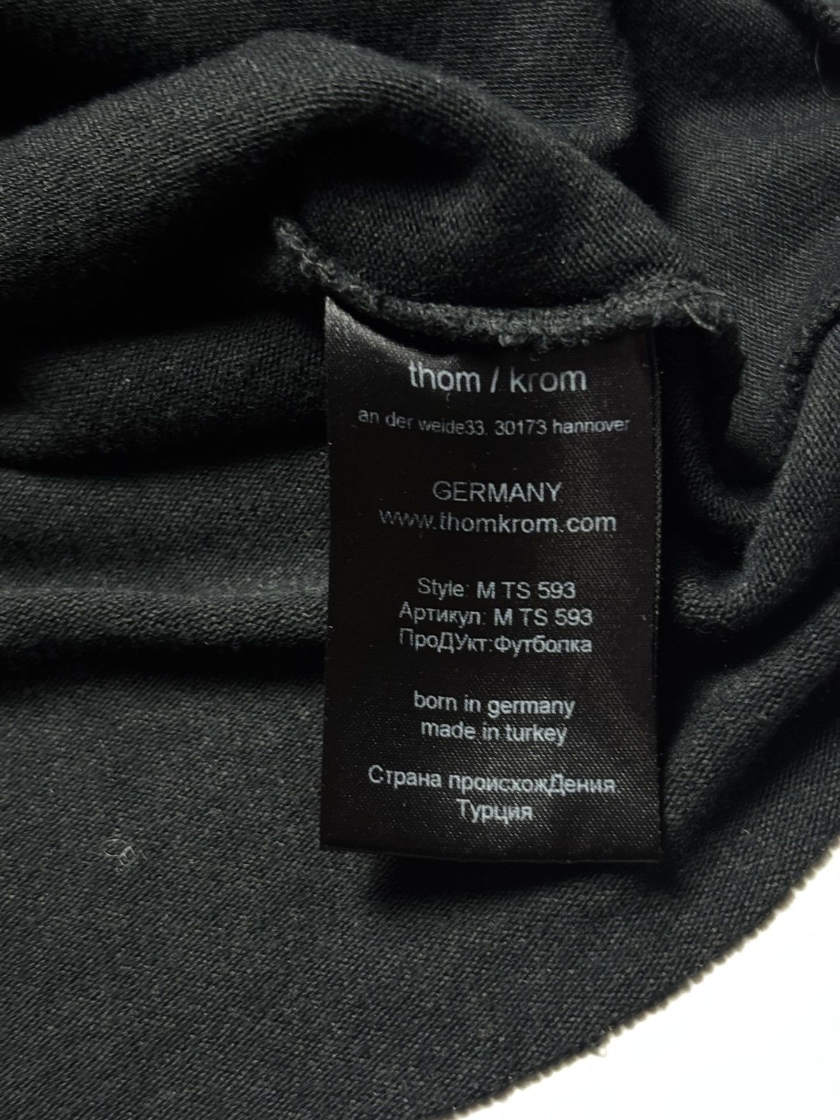 Thom Krom Thom/Krom High Collar Long Sleeve Viscose Stretch Darkwear M Size US M / EU 48-50 / 2 - 15 Thumbnail