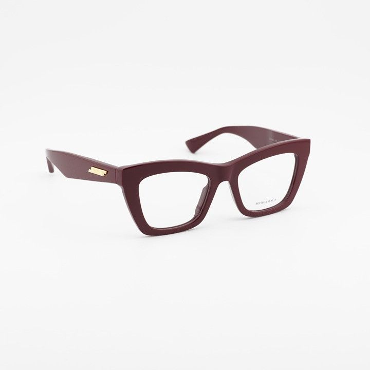 Bottega Veneta Bottega Veneta BV1215O 004 Eyeglasses Burgundy 50mm Cat Eye Size ONE SIZE - 7 Thumbnail