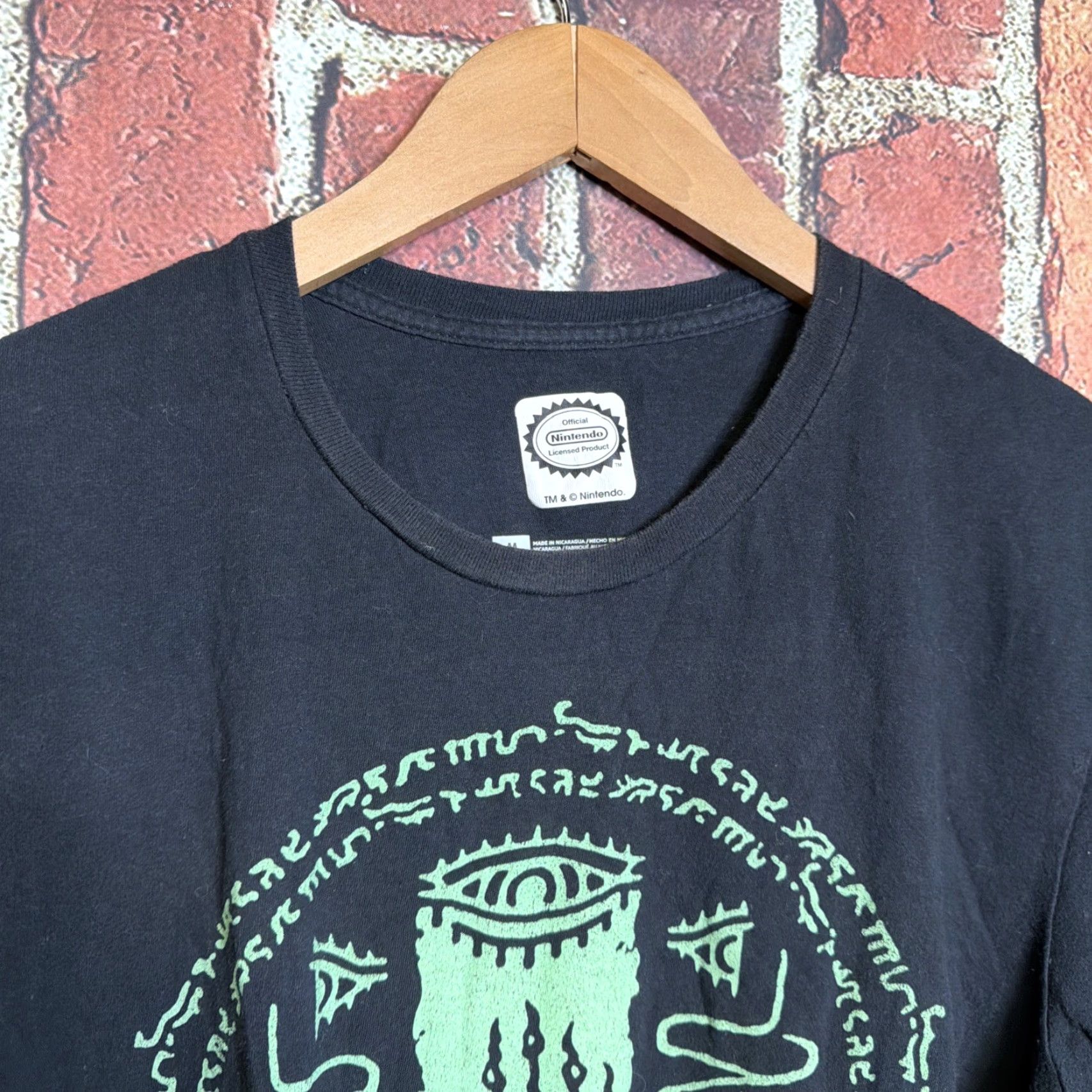Nintendo Zelda Tears of the Kingdom Nintendo Official Shirt Video Game Medium T-Shirt Link Black Mens M Size US M / EU 48-50 / 2 - 2 Thumbnail