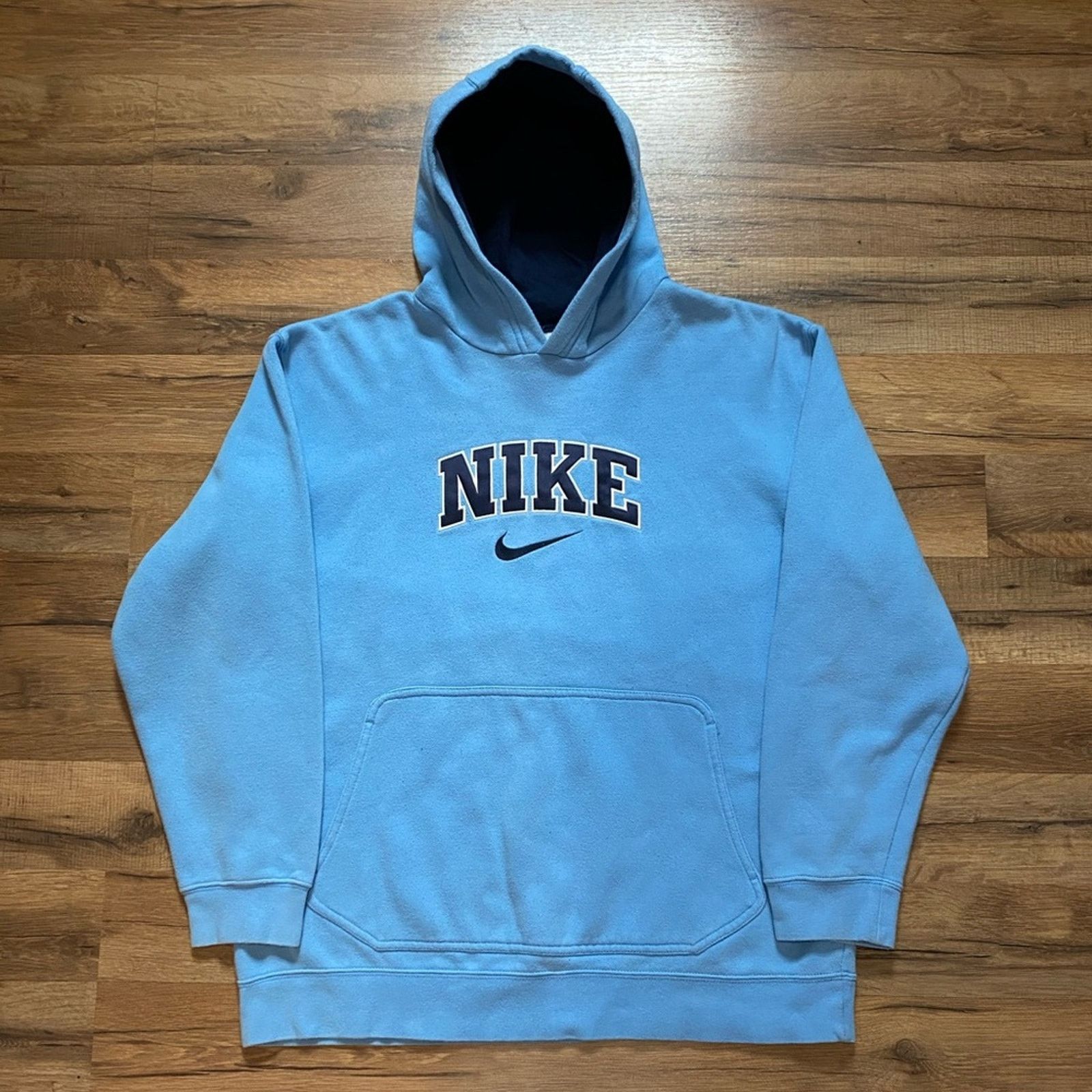 Nike Y2K Nike Center Swoosh Spell Out Hoodie Size US M / EU 48-50 / 2 - 2 Thumbnail