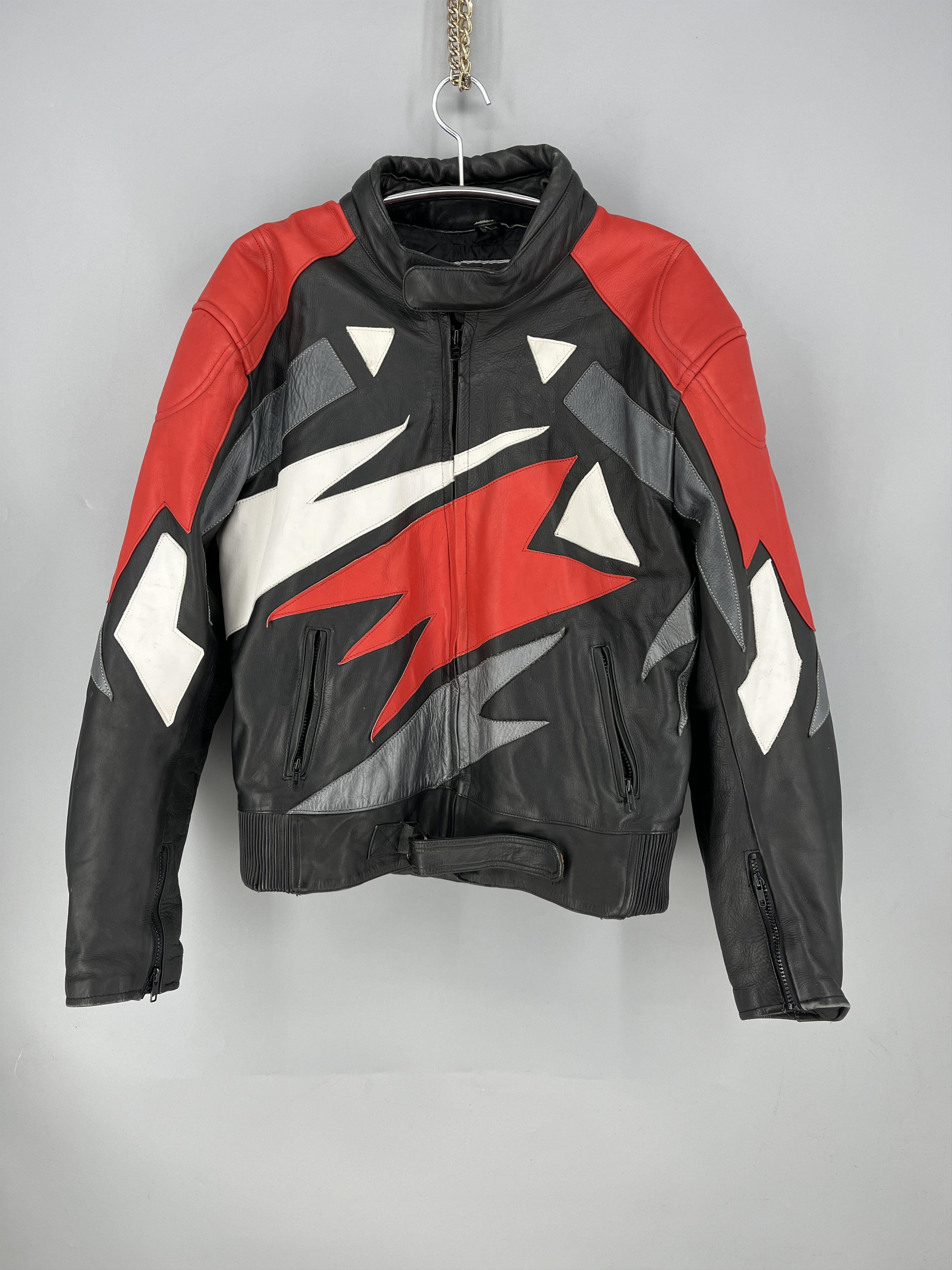 Leather VTG Motorcycle Joe Rocket Leather Jacket Rare Red Black xxxl Size US XXL / EU 58 / 5 - 1 Thumbnail