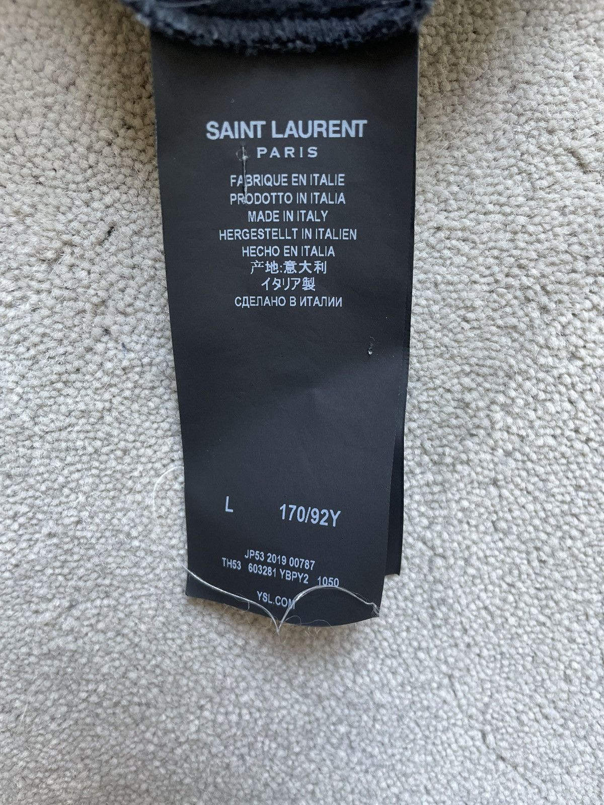 Saint Laurent Paris SLP SS19 Malibu Hoodie Size US L / EU 52-54 / 3 - 5 Thumbnail