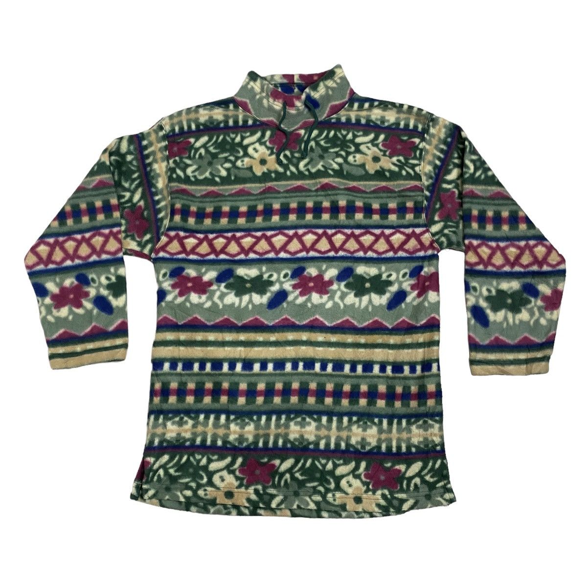 Aztech Mountain × Japanese Brand × Vintage BZOP soutwest patern fleece Size US M / EU 48-50 / 2 - 5 Thumbnail