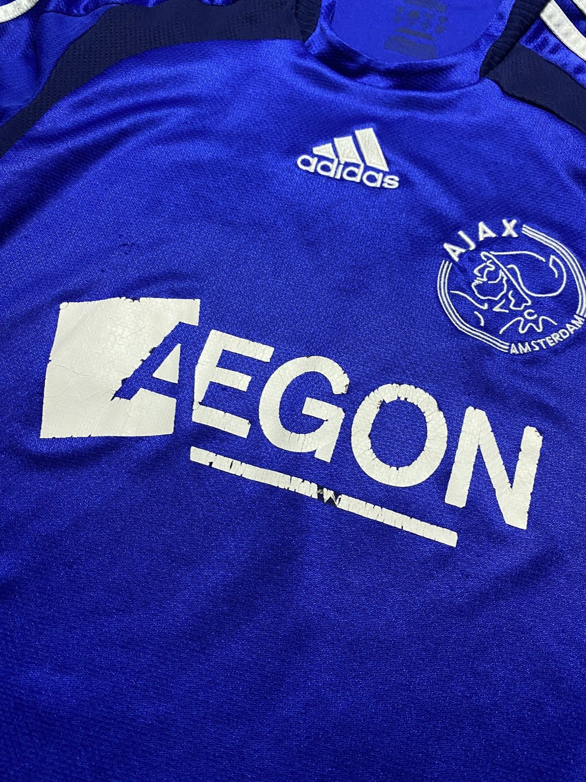 Adidas × Vintage Vintage Ajax 2008-09 Away soccer football y2k t shirt Size US S / EU 44-46 / 1 - 7 Thumbnail