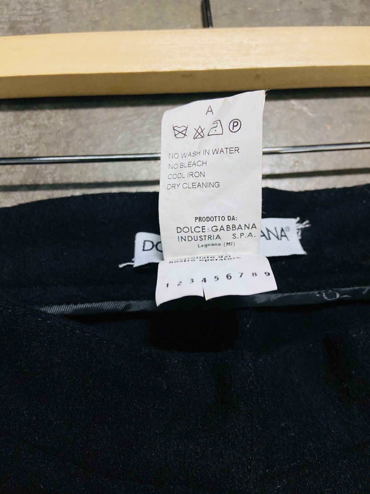 Dolce & Gabbana Archival Dolce & Gabbana Flare Slit Pant - Wool & Cashmere Size 31" - 17 Thumbnail