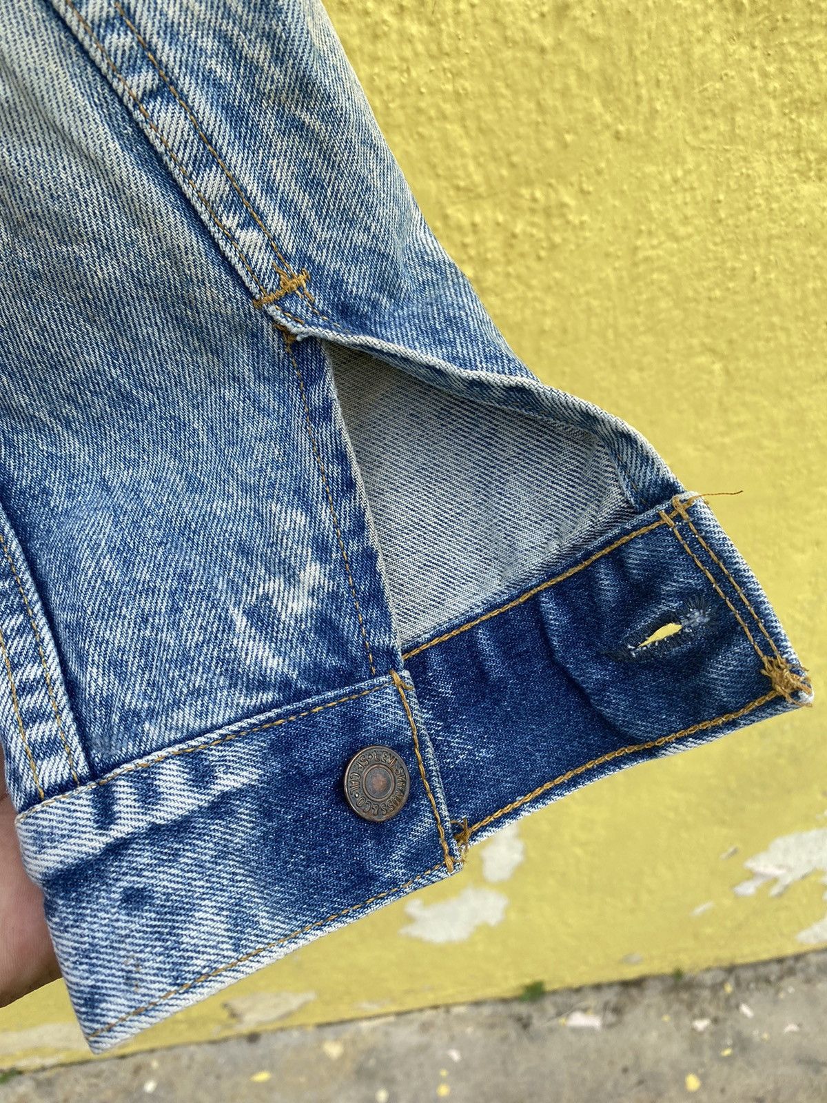 Levi's × Vintage Vintage 80s Levis jacket acid wash Size US M / EU 48-50 / 2 - 14 Thumbnail