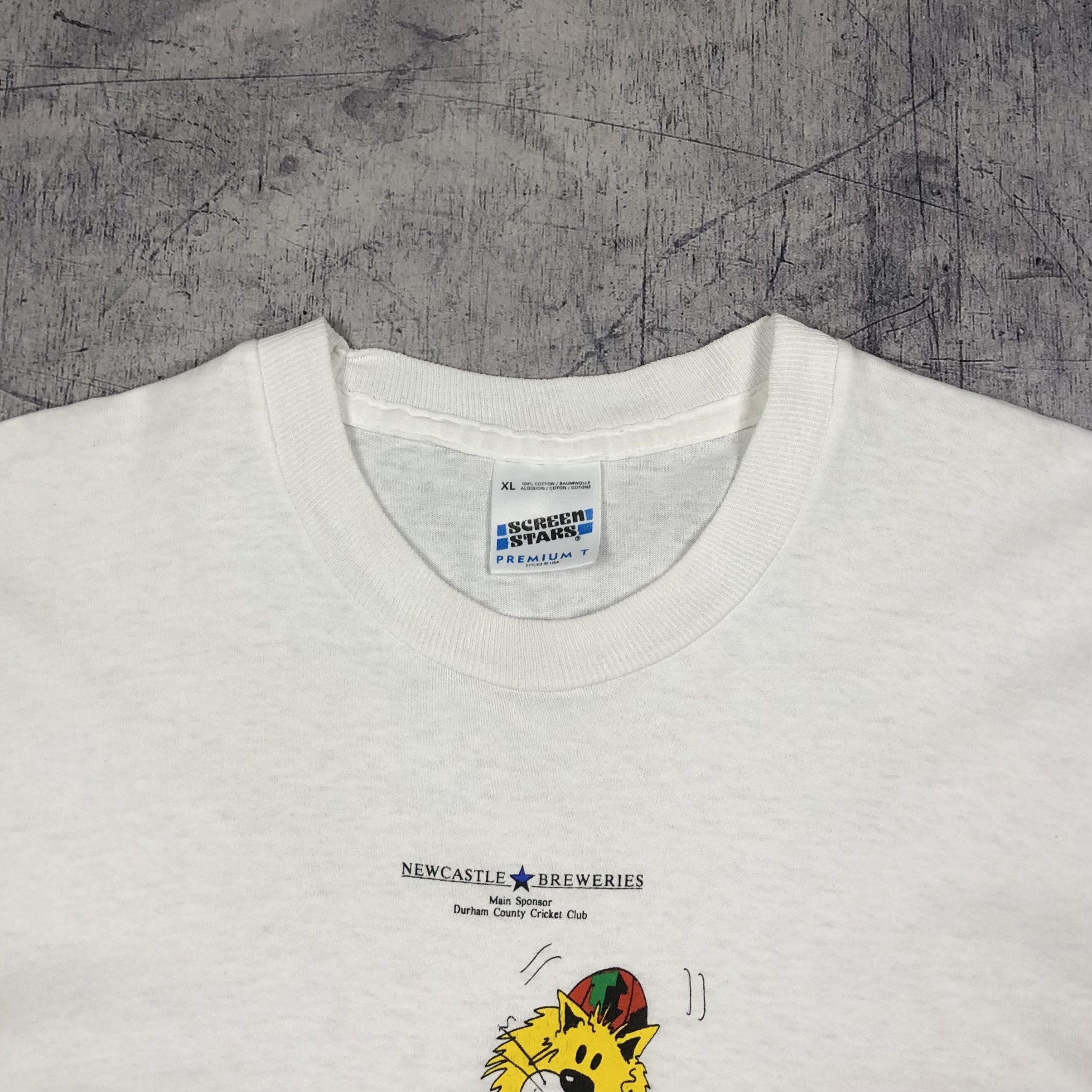 Retrofit Vintage Newcastle Durham Country Cricket Tolent Tee Size US XL / EU 56 / 4 - 8 Thumbnail