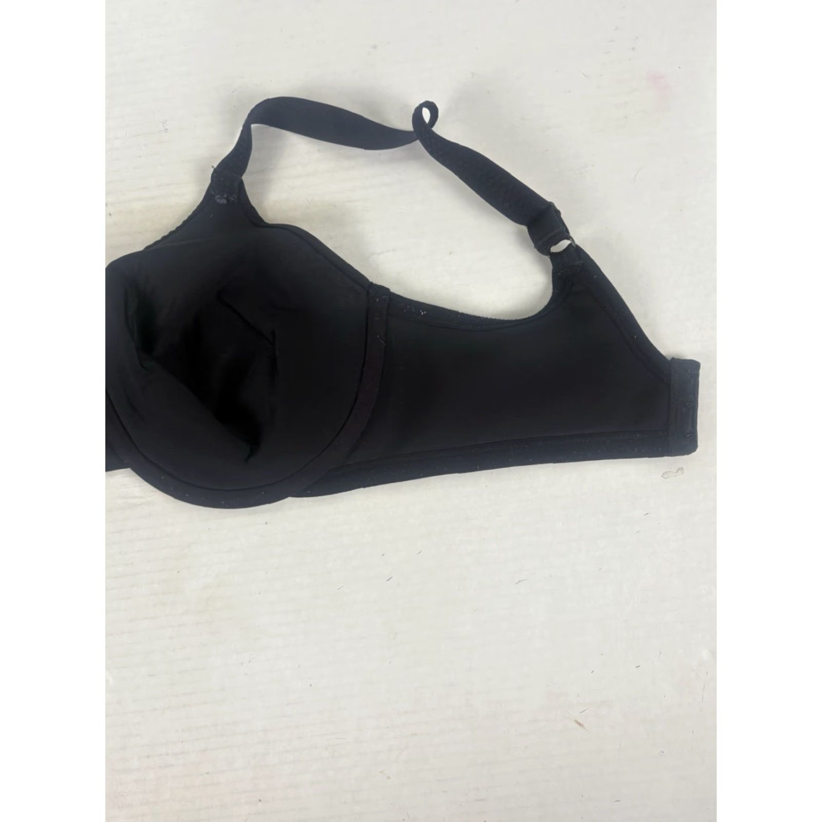 Vintage Vanity Fair Black Lightly Lined Bra Womens 36DD Indonesia Size ONE SIZE - 3 Thumbnail