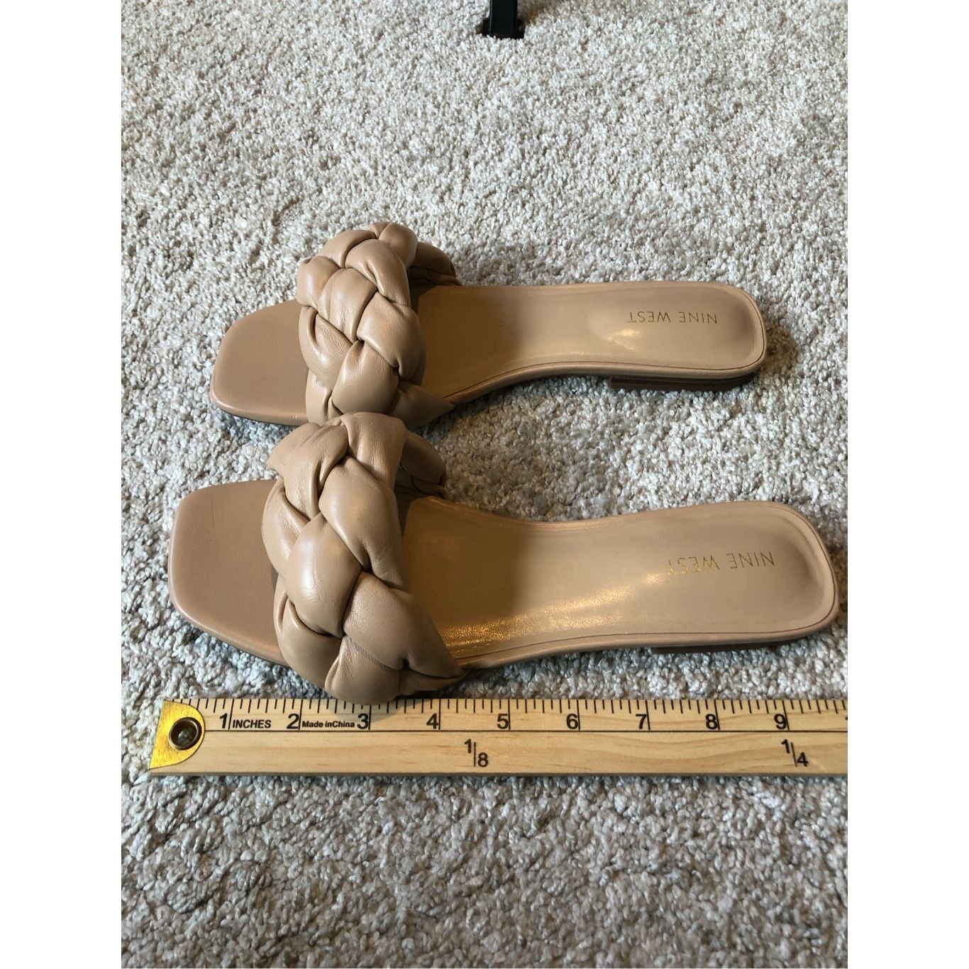 Nine West Nine West Women’s Pink Braided Flat Sandals Size 9M Size US 9 / IT 39 - 8 Thumbnail