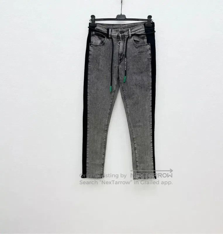 Off-White Off-White Gray Denim Casual Pants for Men . Size US 27 - 1 Thumbnail