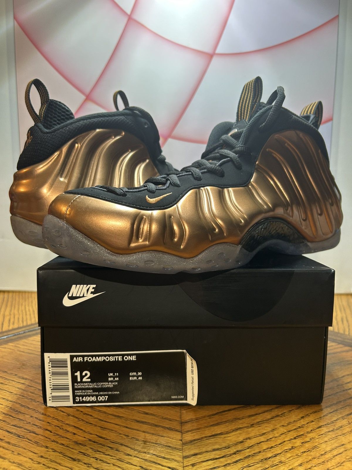 Nike Air Foamposite One “Copper” Size 12 OG Box (314996-007) (2017) Desertcart Logo main image 2