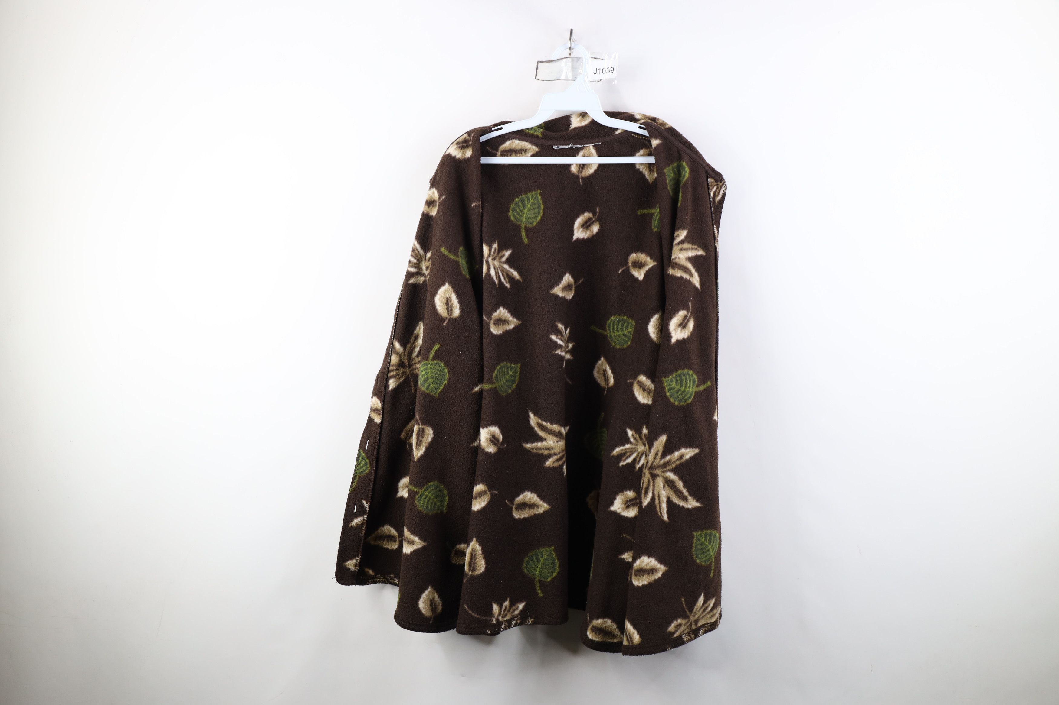Vintage Vintage 90s Streetwear All Over Print Fleece Shirt Jacket Size 3XL / US 20-22 - 10 Thumbnail