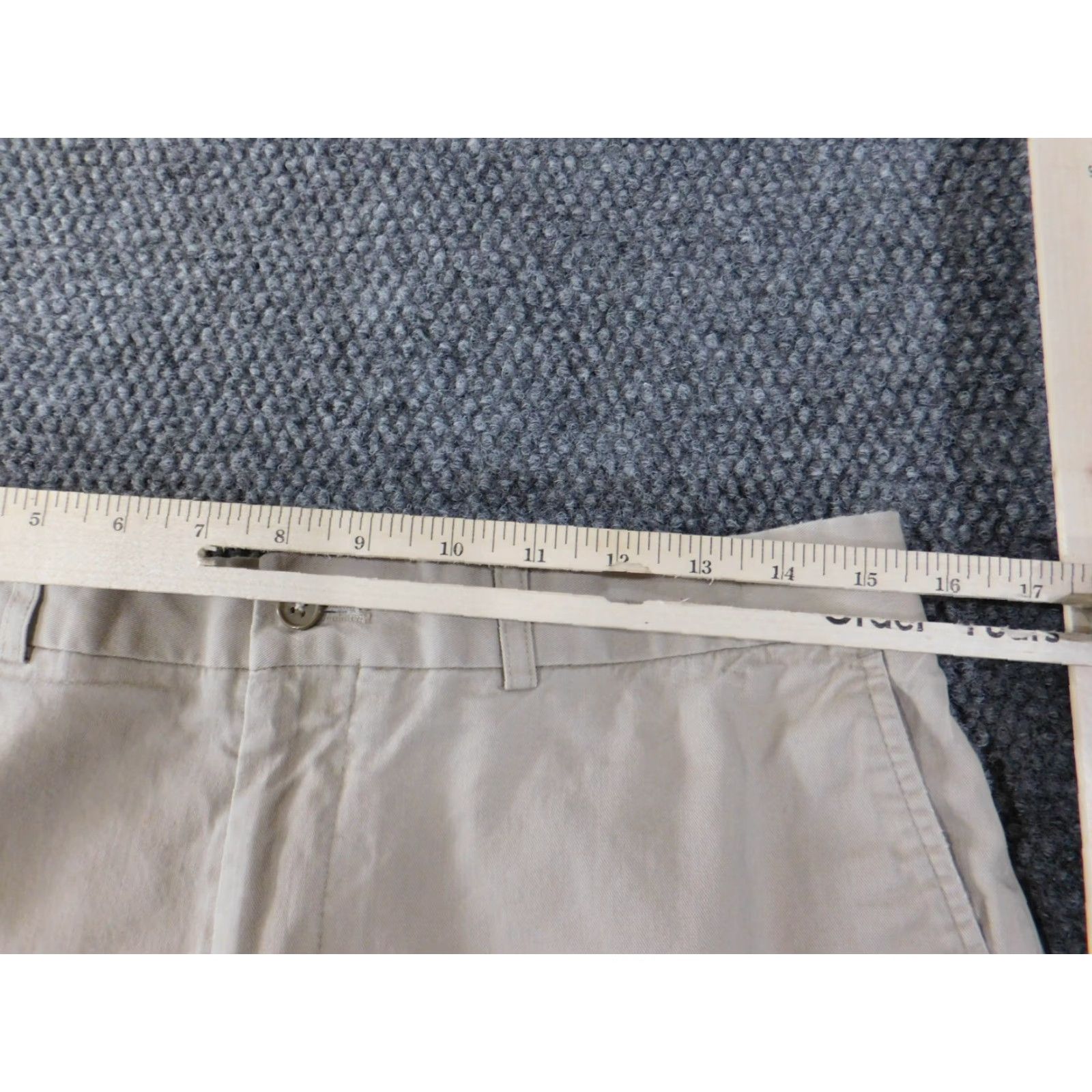 Southern Tide southern tide Pants 33x30 Mens Beige Chino Straight Golf Classic Workwear Regular Inseam 30 Front Flat Front Button Pockets Beige Mens Pants Size US 33 - 3 Thumbnail