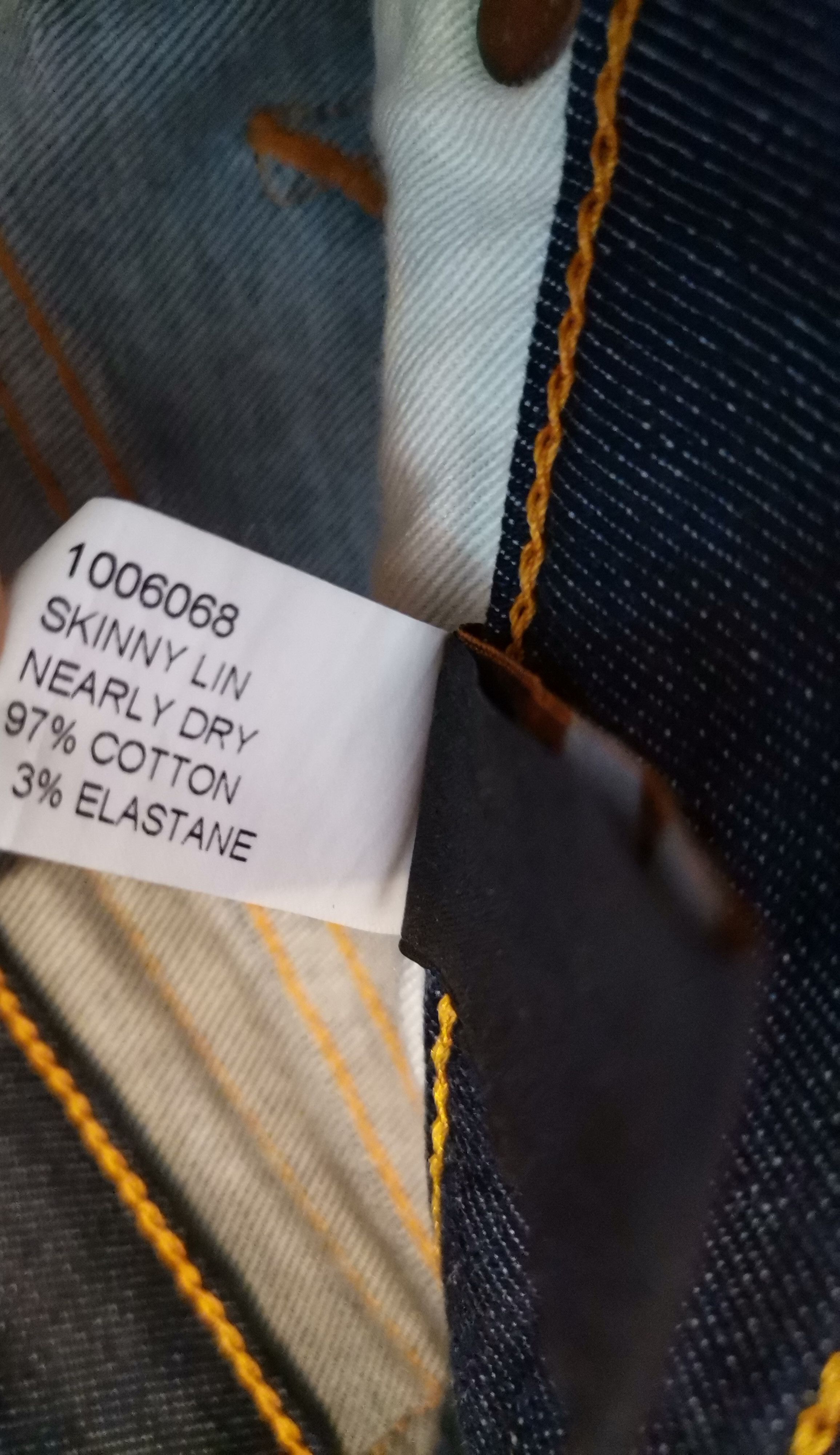 Nudie Jeans Nudie Jeans Skinny Lin Jeans Size US 29 - 6 Thumbnail