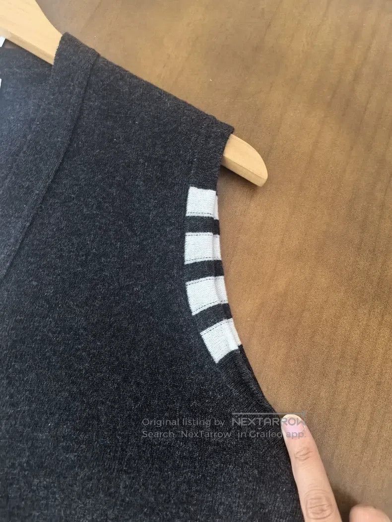Thom Browne Thom Browne Cashmere Vest Cardigan Size US L / EU 52-54 / 3 - 4 Thumbnail