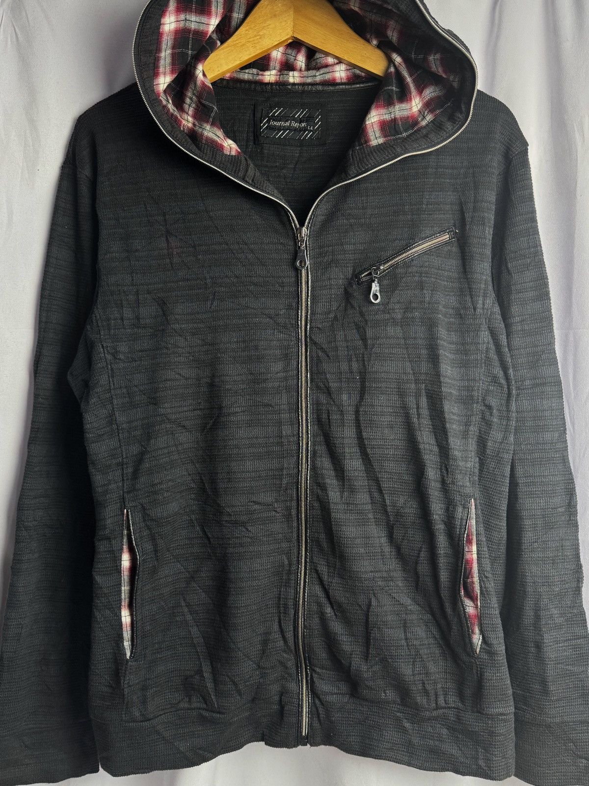 If Six Was Nine × Japanese Brand × Le Grande Bleu (L.G.B.) Full Zipper Journal Report Hoodie Japanese Size US M / EU 48-50 / 2 - 4 Thumbnail