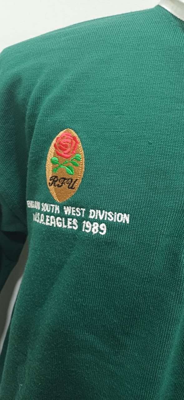 Nike vintage Jersey rugby England South West vs USA 1989 Size US L / EU 52-54 / 3 - 5 Thumbnail
