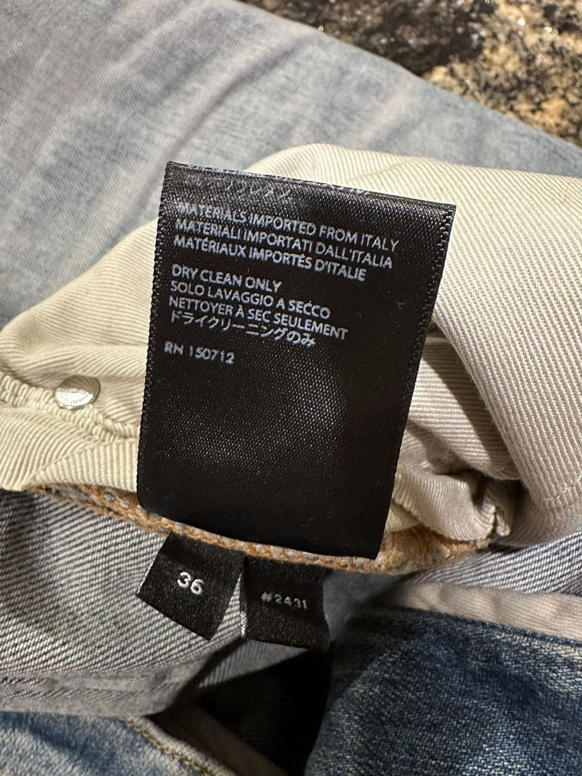 Amiri Amiri Mx1 Red Plaid Flannel Patch Clay Indigo Denim Jean Size US 36 / EU 52 - 12 Thumbnail